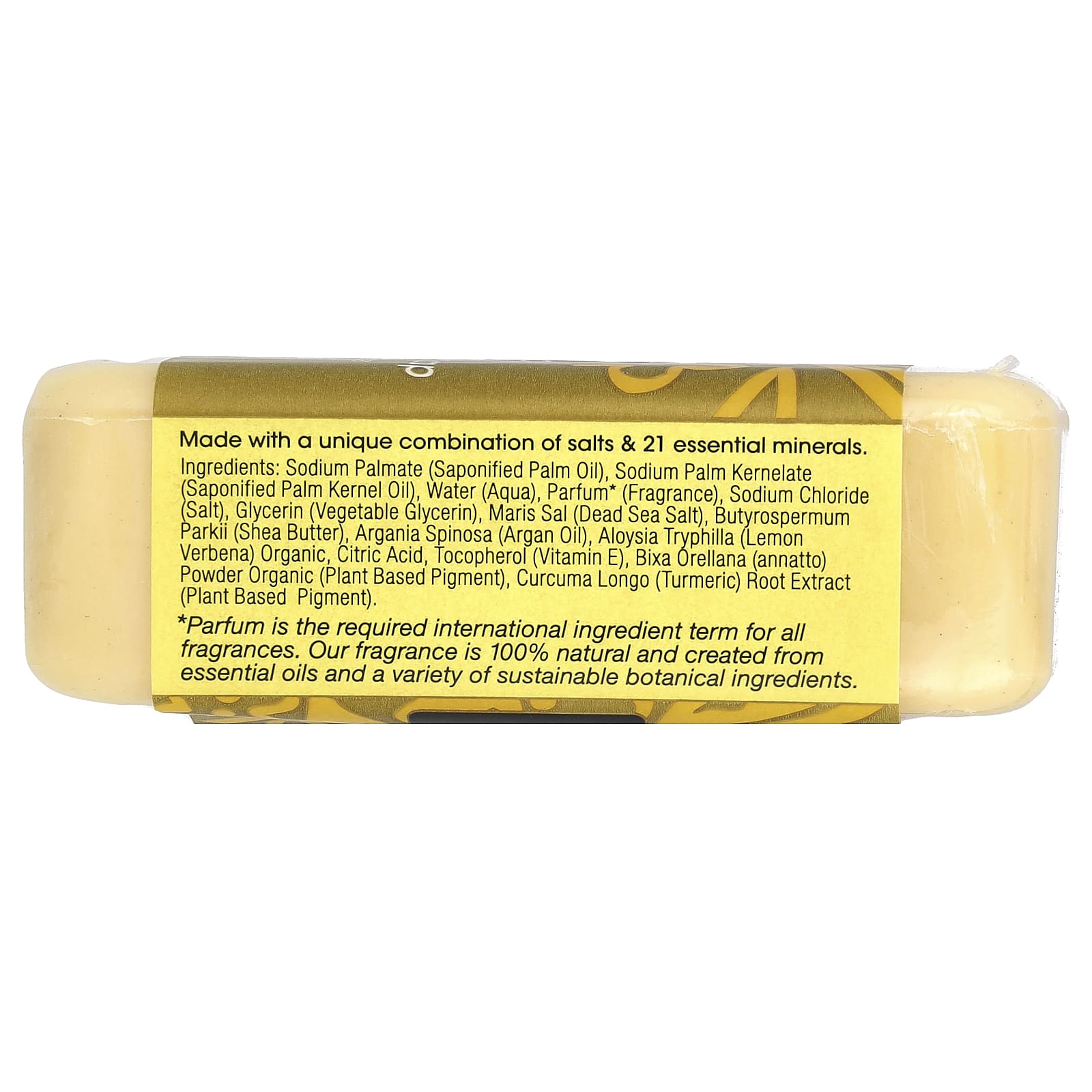 One with Nature, Dead Sea Mineral Soap Bar, Lemon Sage, 7 oz (198 g) - Image 2
