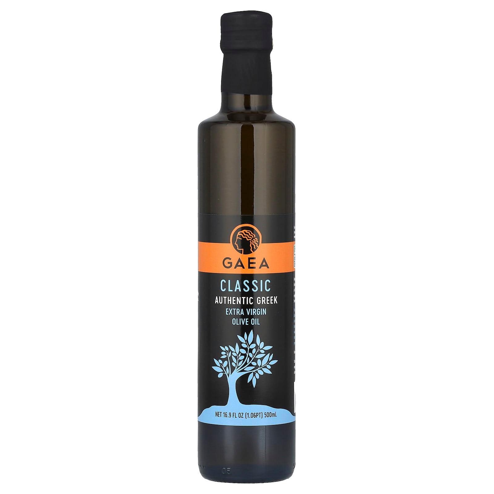Gaea Authentic Greek Extra Virgin Olive Oil, 16.9 fl oz (500 ml) - Image 1