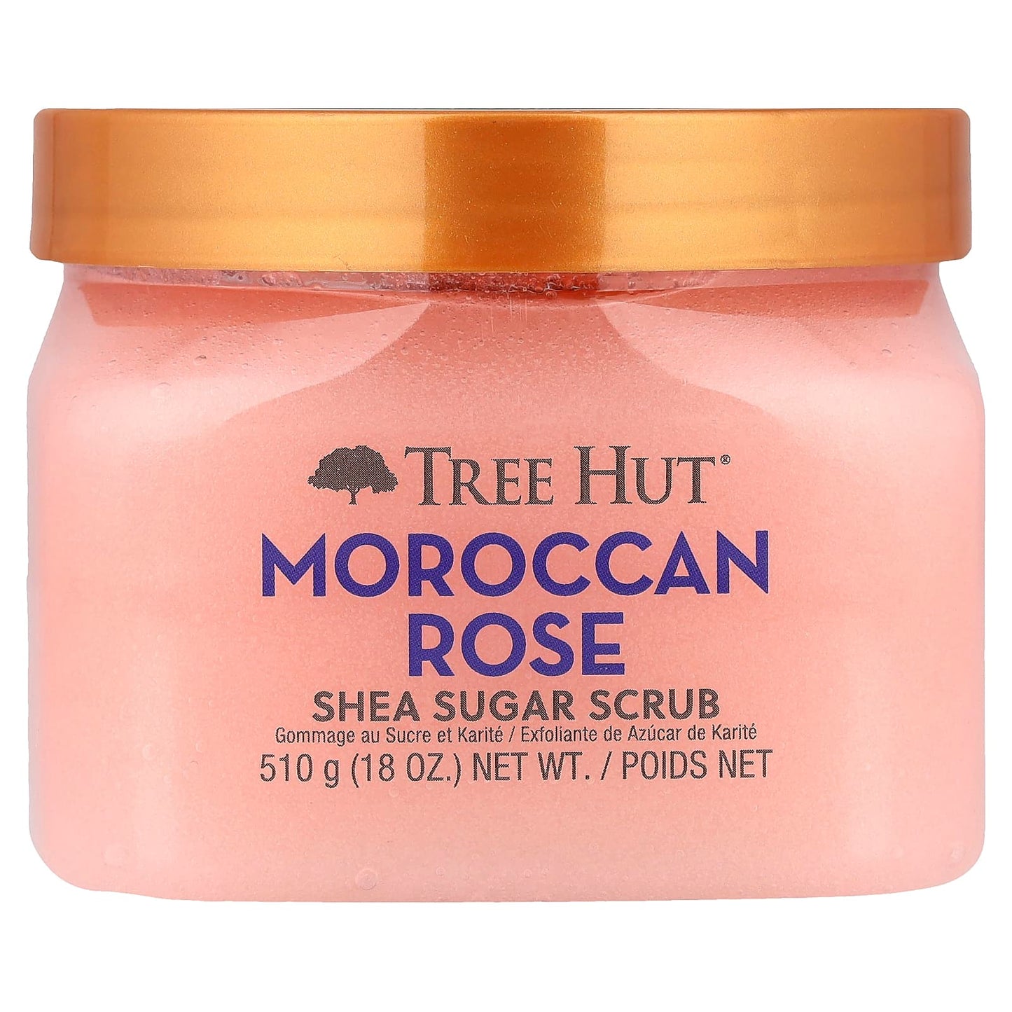 Tree Hut, Shea Sugar Scrub, Moroccan Rose, 18 oz (510 g) - Image 1