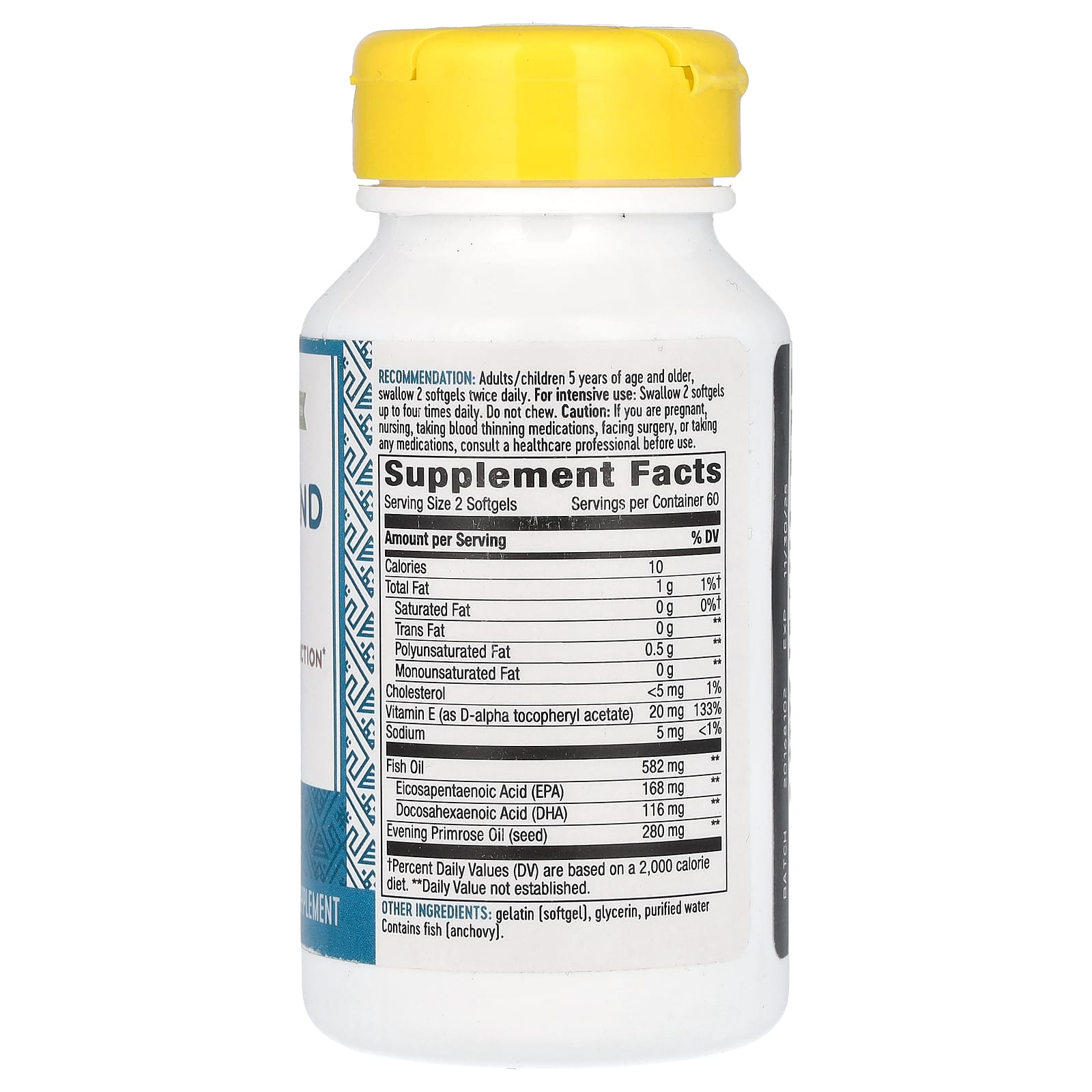 Nature's Way, EFA Blend for Kids, 120 Softgels - Image 2