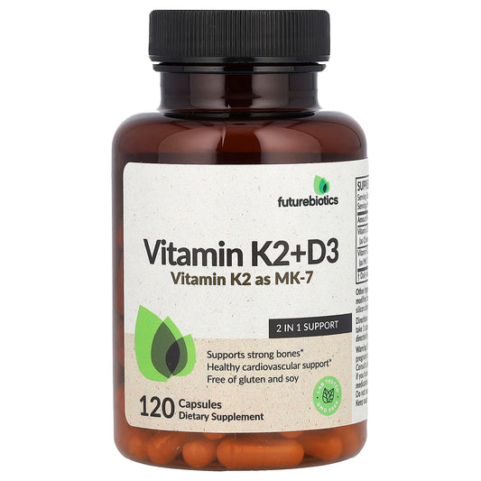Futurebiotics Vitamin K2 + D3: Support Strong Bones & Heart Health - Image 1