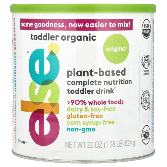 Else Plant-Based Toddler Nutrition, USDA Organic, 22 oz (624 g) - Image 1