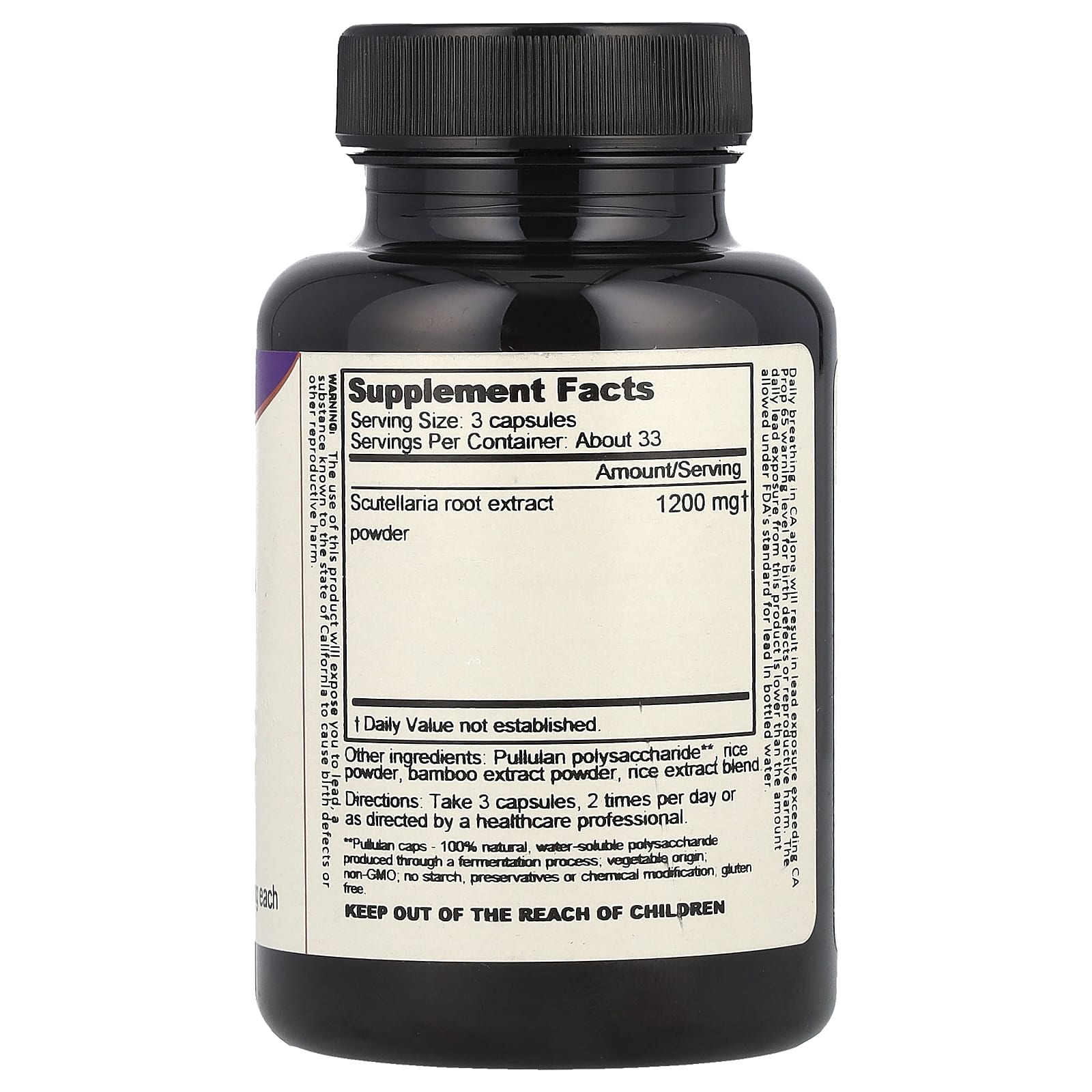 Dragon Herbs Baicalin 400mg 100 Capsules for Immune Support - Image 2