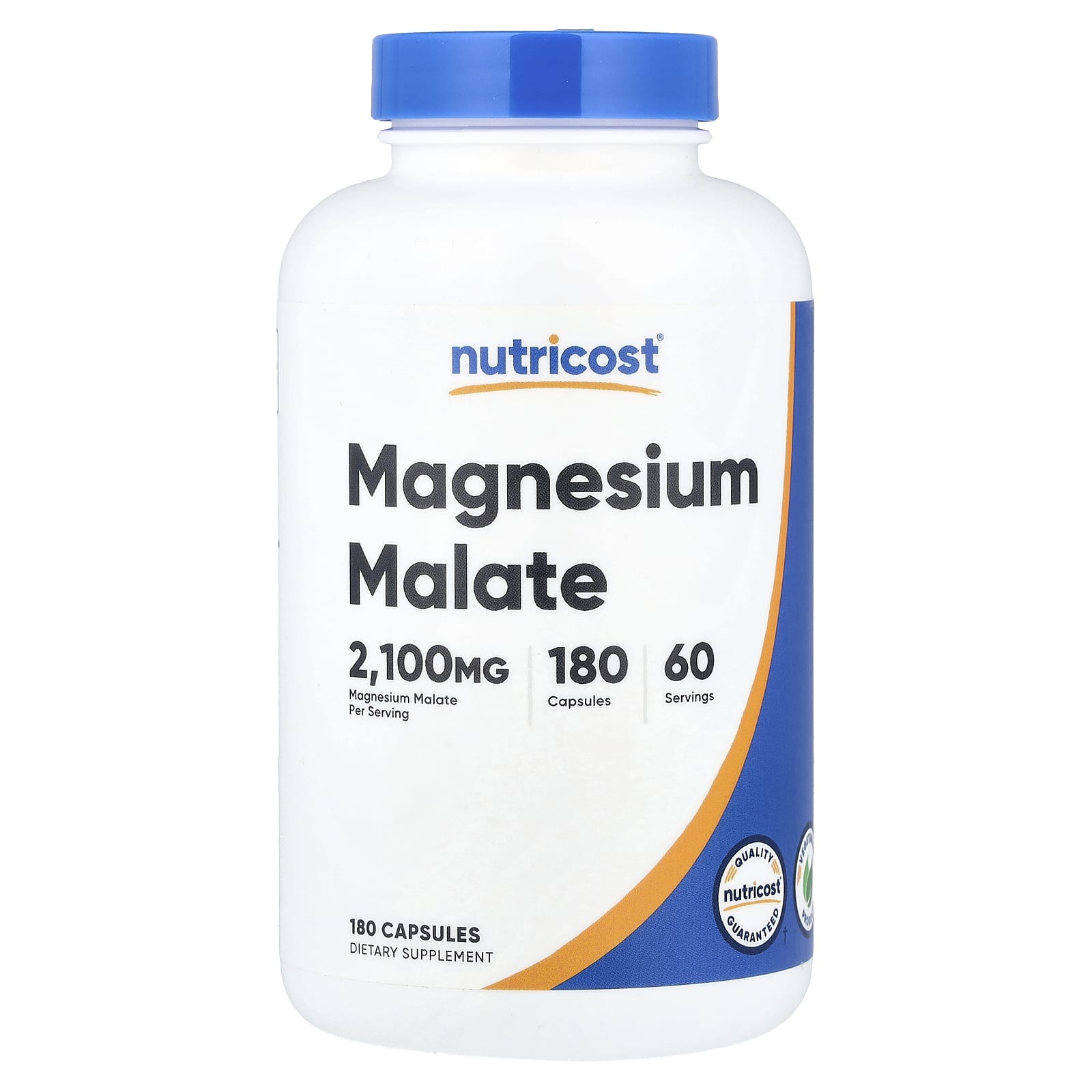 Nutricost, Magnesium Malate, 180 Capsules (700 mg per Capsule) - Image 1
