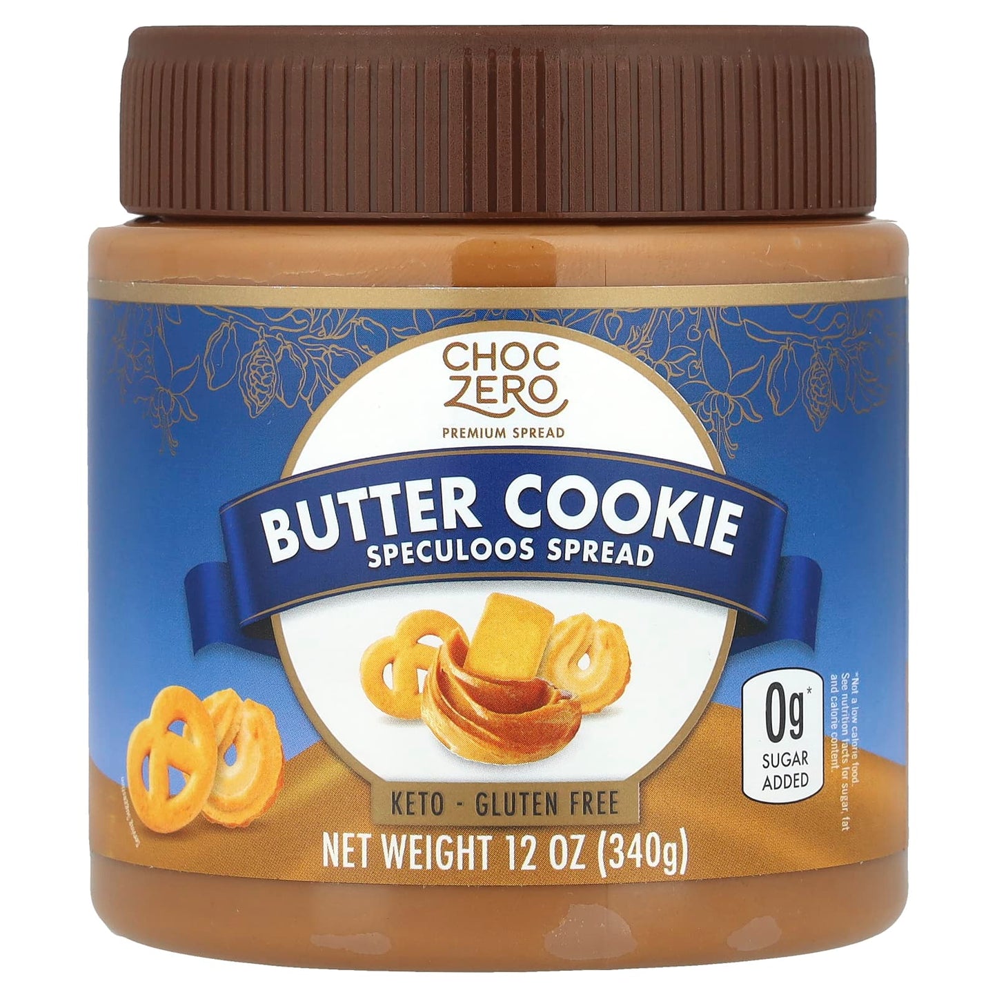 ChocZero Keto Speculoos Spread - Low Sugar Cookie Butter - Image 1