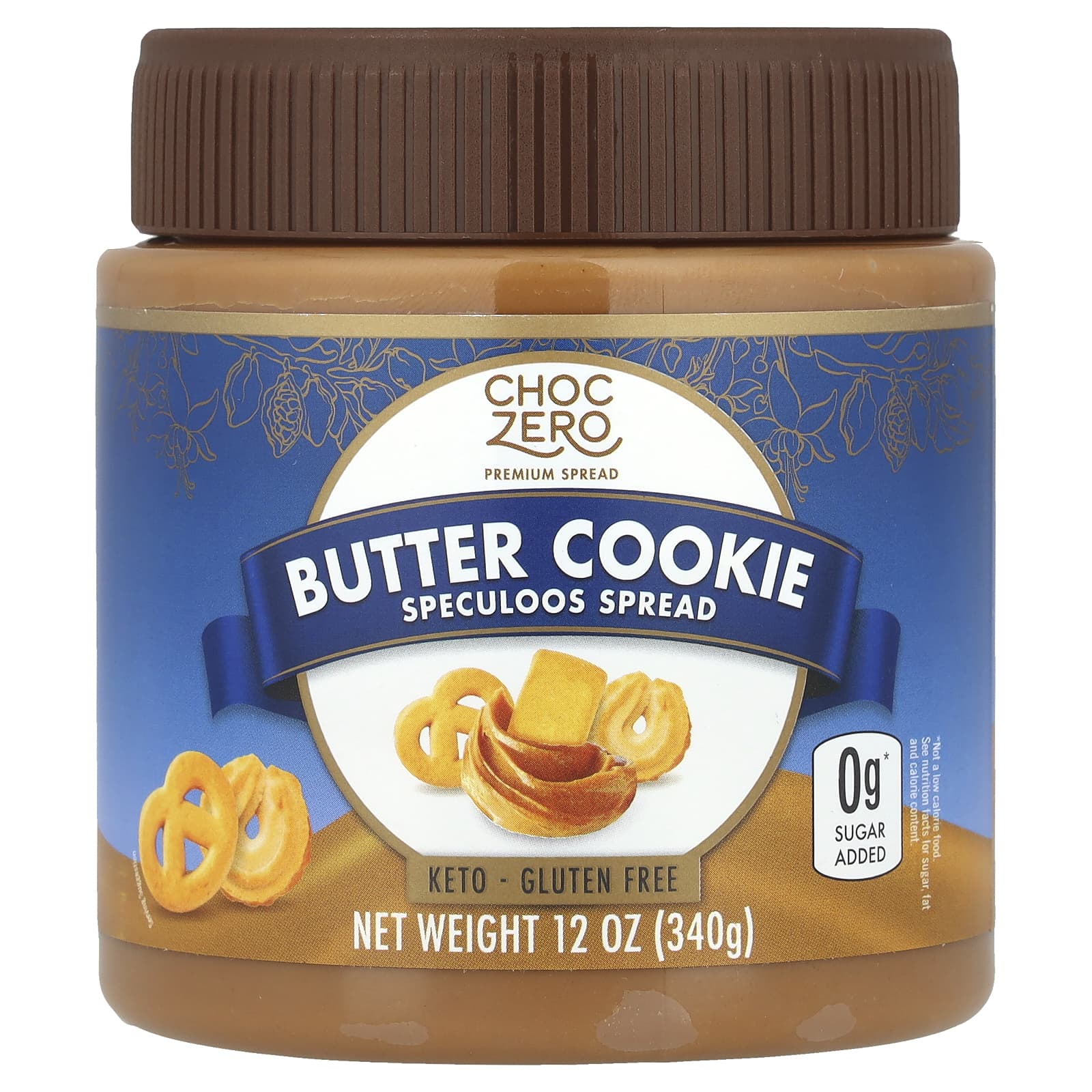 ChocZero Keto Speculoos Spread - Low Sugar Cookie Butter - Image 1