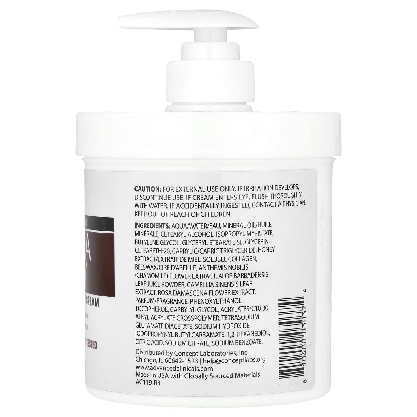 Manuka Honey Body Cream for Dry, Aging Skin - Advanced Clinicals - Image 2