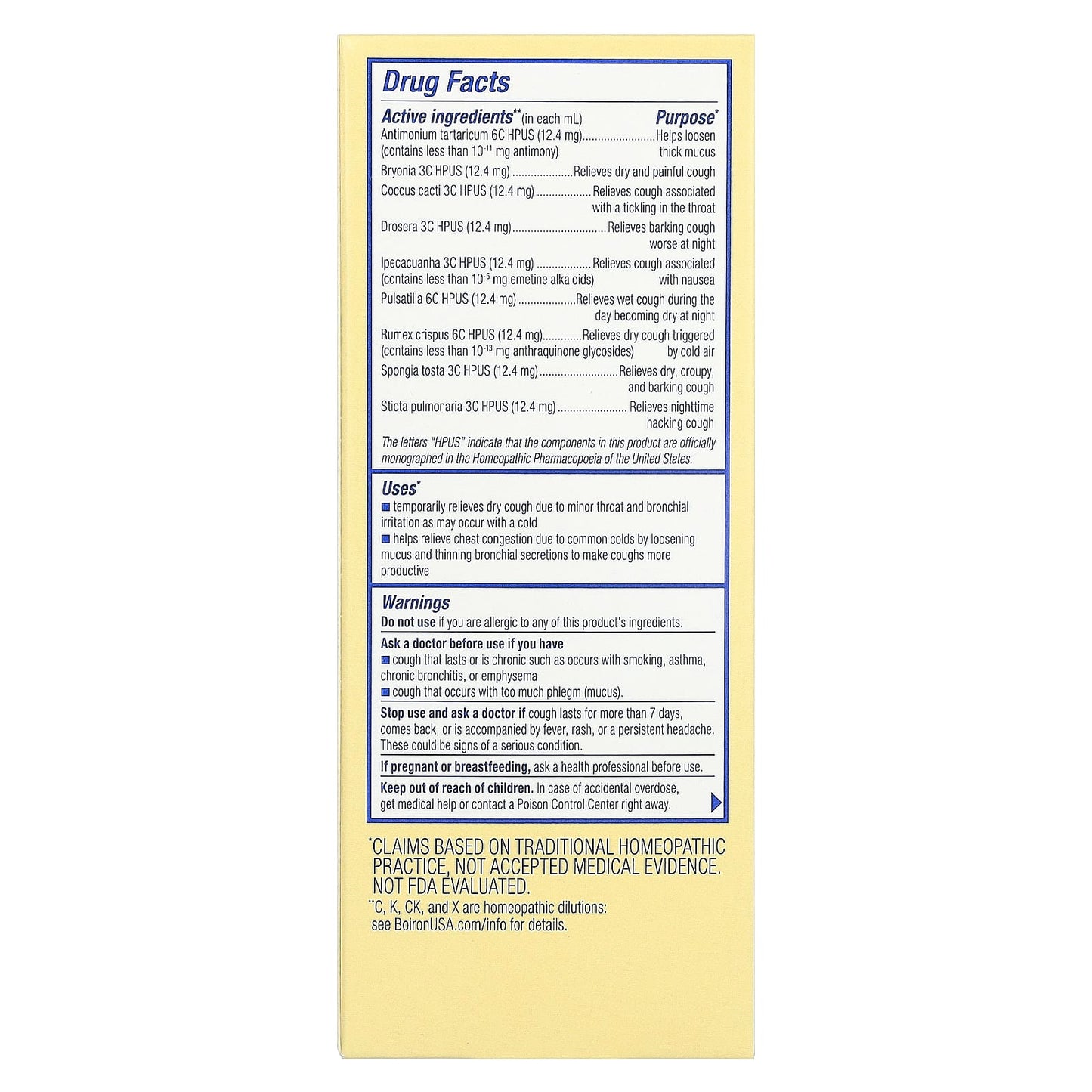 Boiron Chestal Honey Cough Syrup for Dry Cough Relief 6.7 fl oz - Image 2