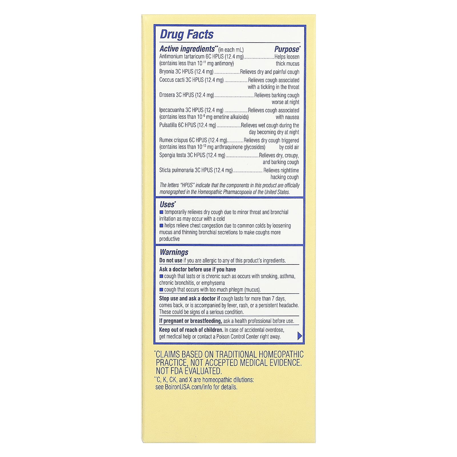Boiron Chestal Honey Cough Syrup for Dry Cough Relief 6.7 fl oz - Image 2