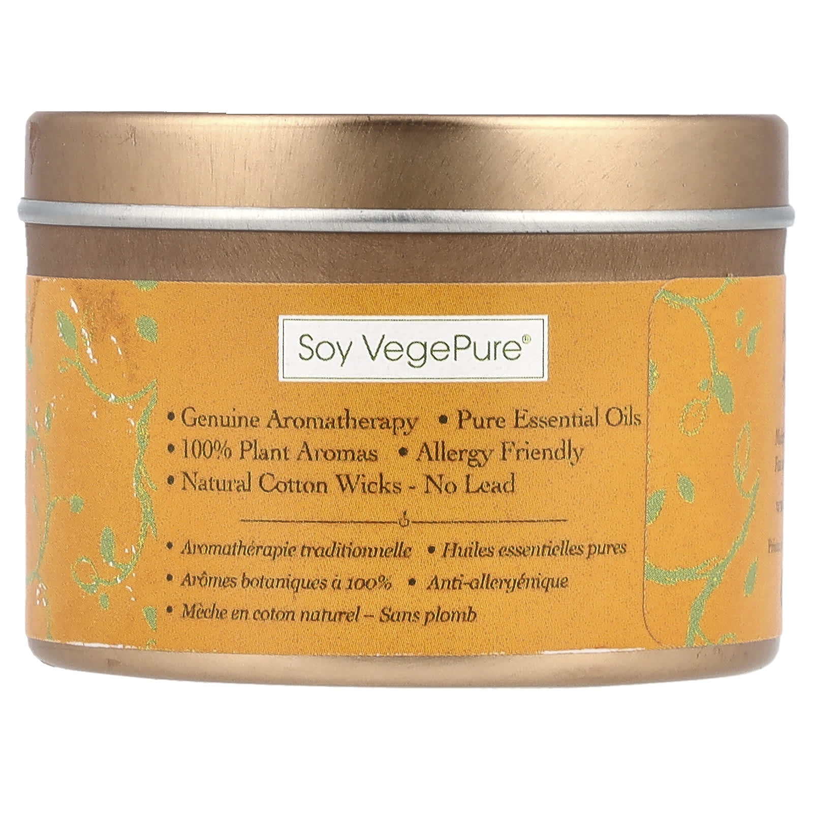 Travel Soy Wax Candle - Clarity Orange & Cedar Aromatherapy - Image 2