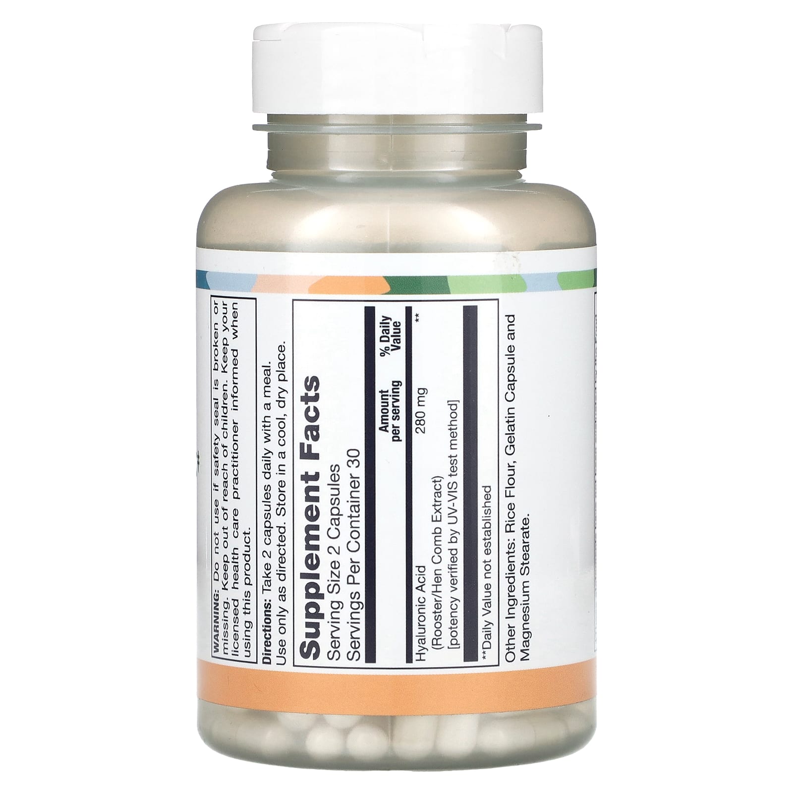 LifeTime Vitamins, Hyaluronic Acid, Skin & Joint Lubrication Support, 60 Capsules (140 mg per Capsule) - Image 2