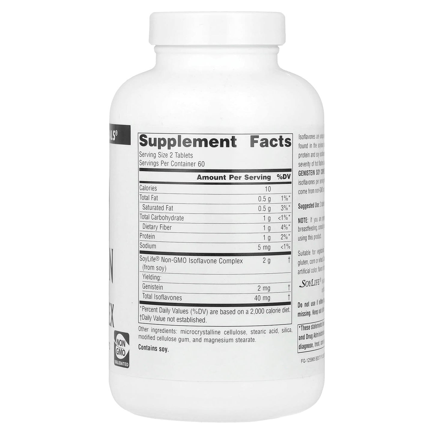 Source Naturals, Genistein Soy Complex, 120 Tablets - Image 2
