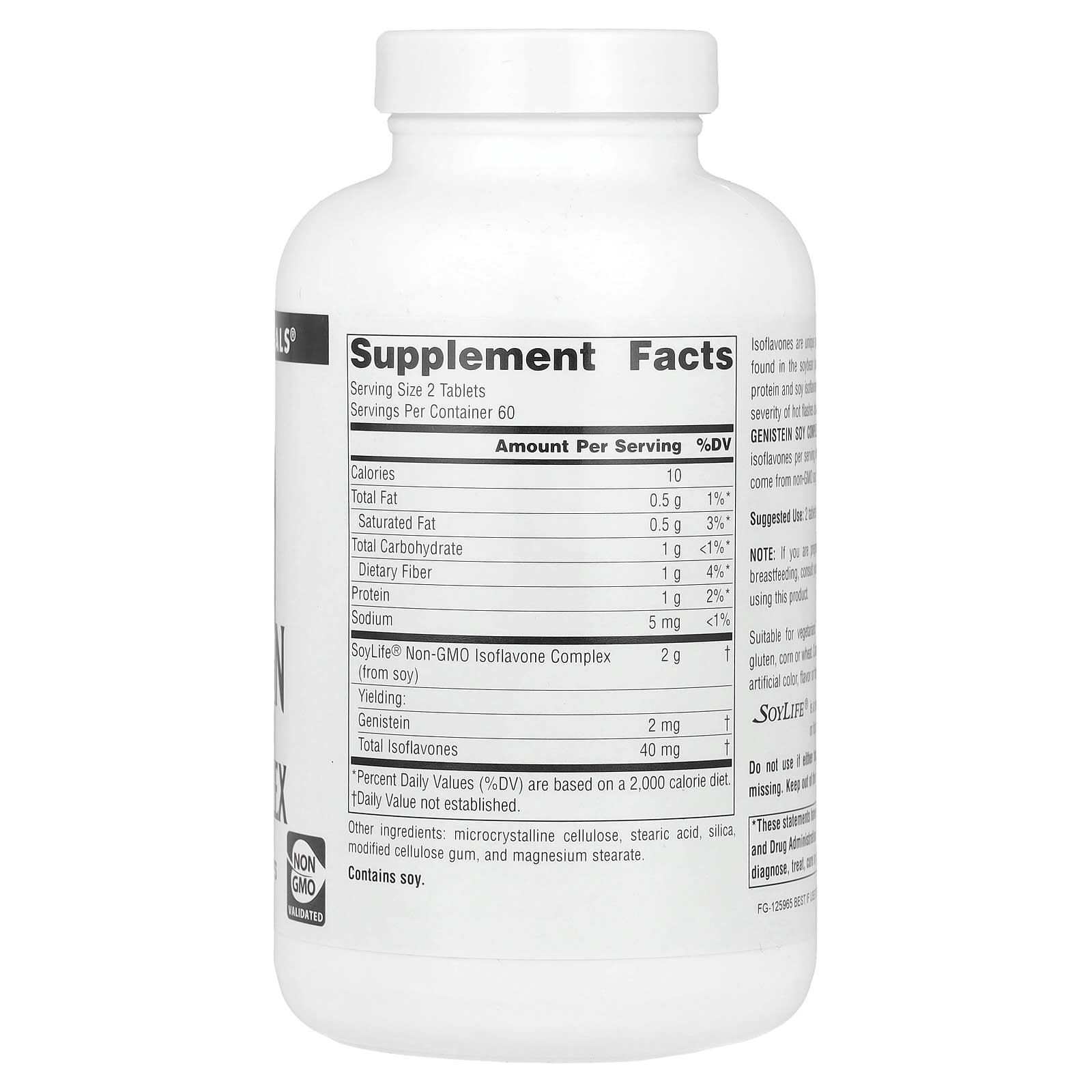 Source Naturals, Genistein Soy Complex, 120 Tablets - Image 2