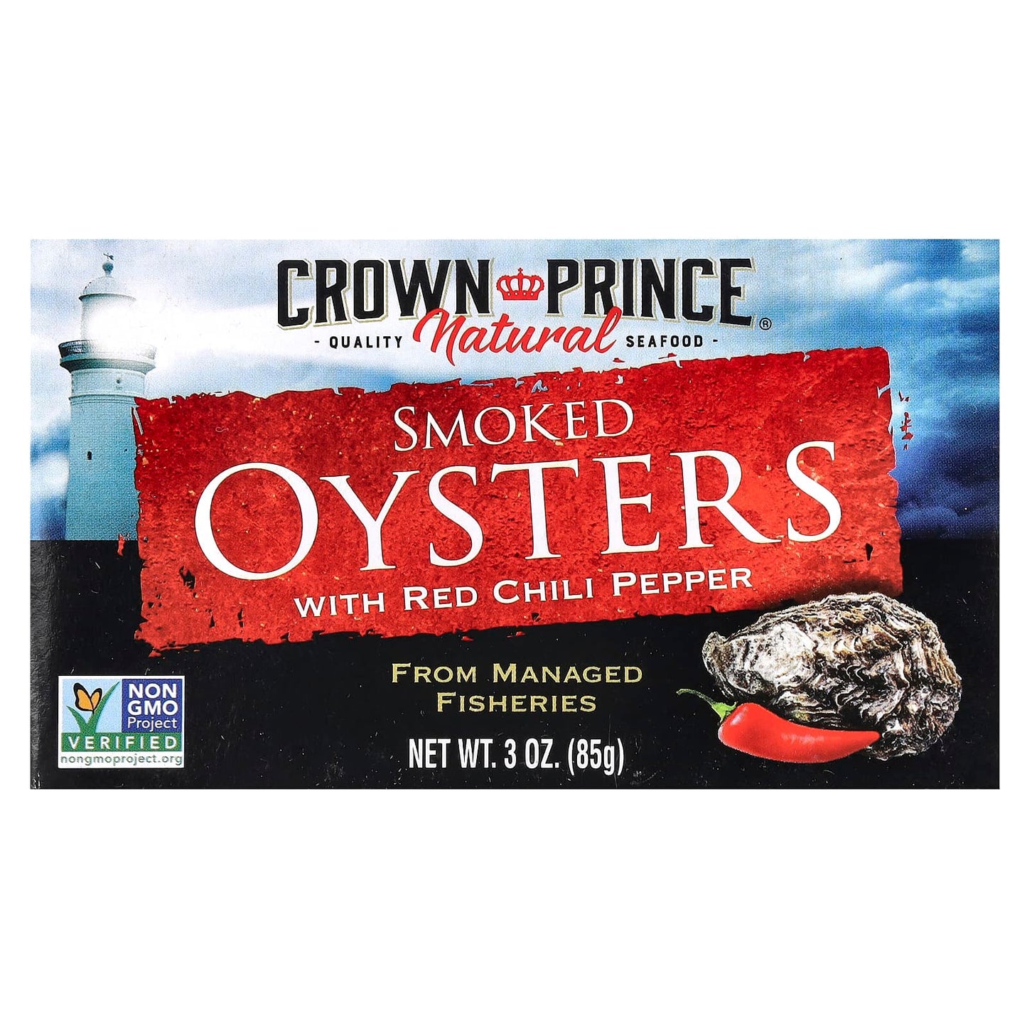 Smoked Oysters with Red Chili Pepper - Omega-3 Rich Snack - Image 1