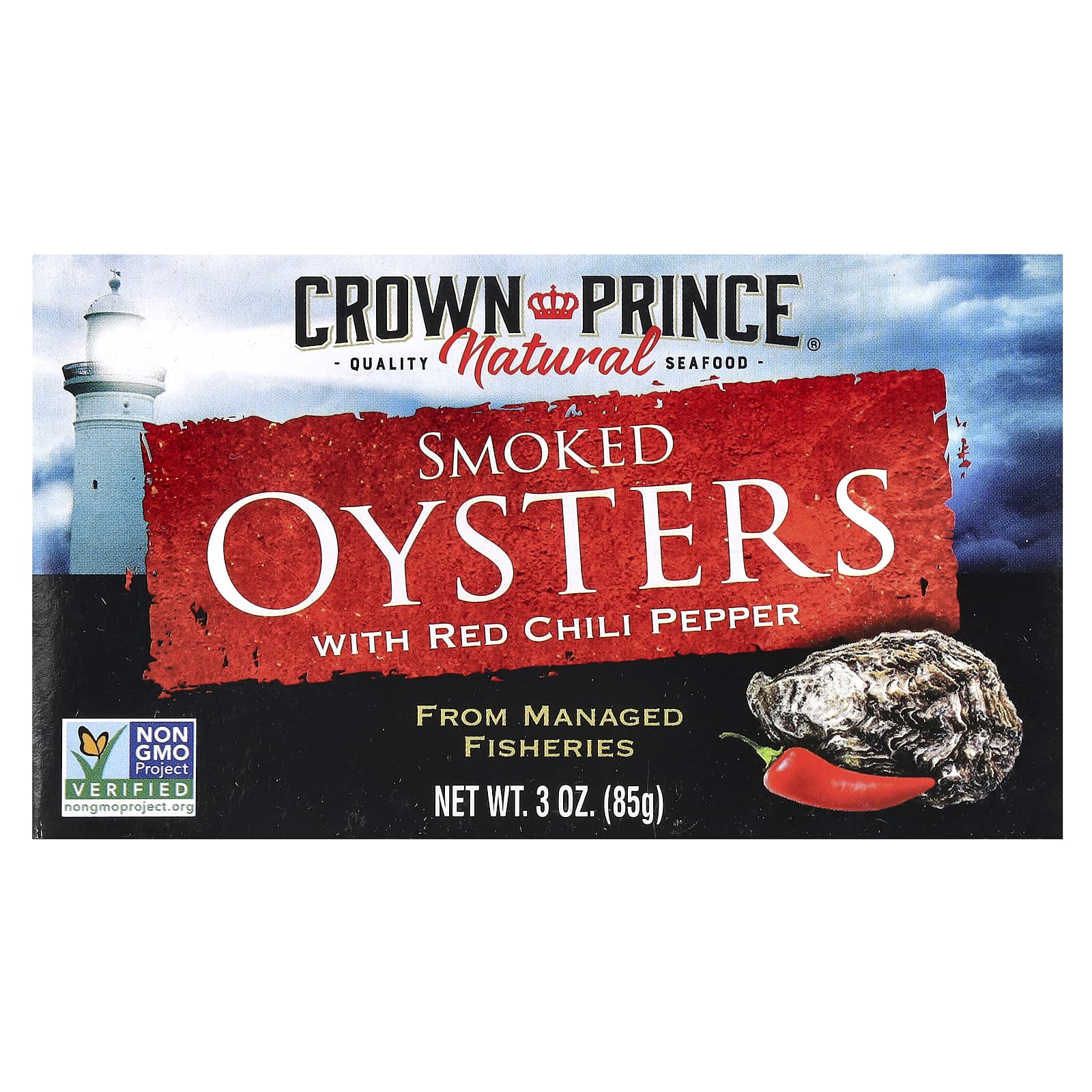 Smoked Oysters with Red Chili Pepper - Omega-3 Rich Snack - Image 1