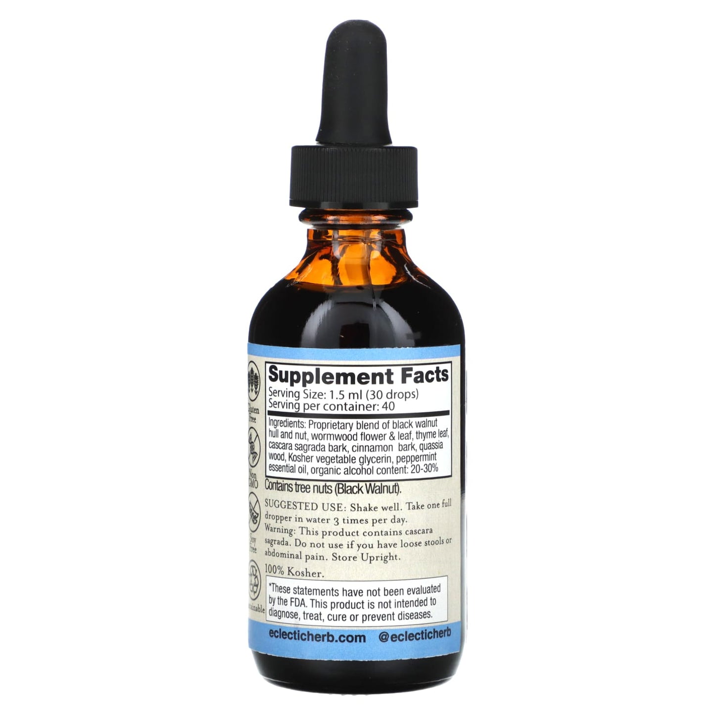 Eclectic Herb Parafight Intestinal Support 60ml Supplement - Image 2