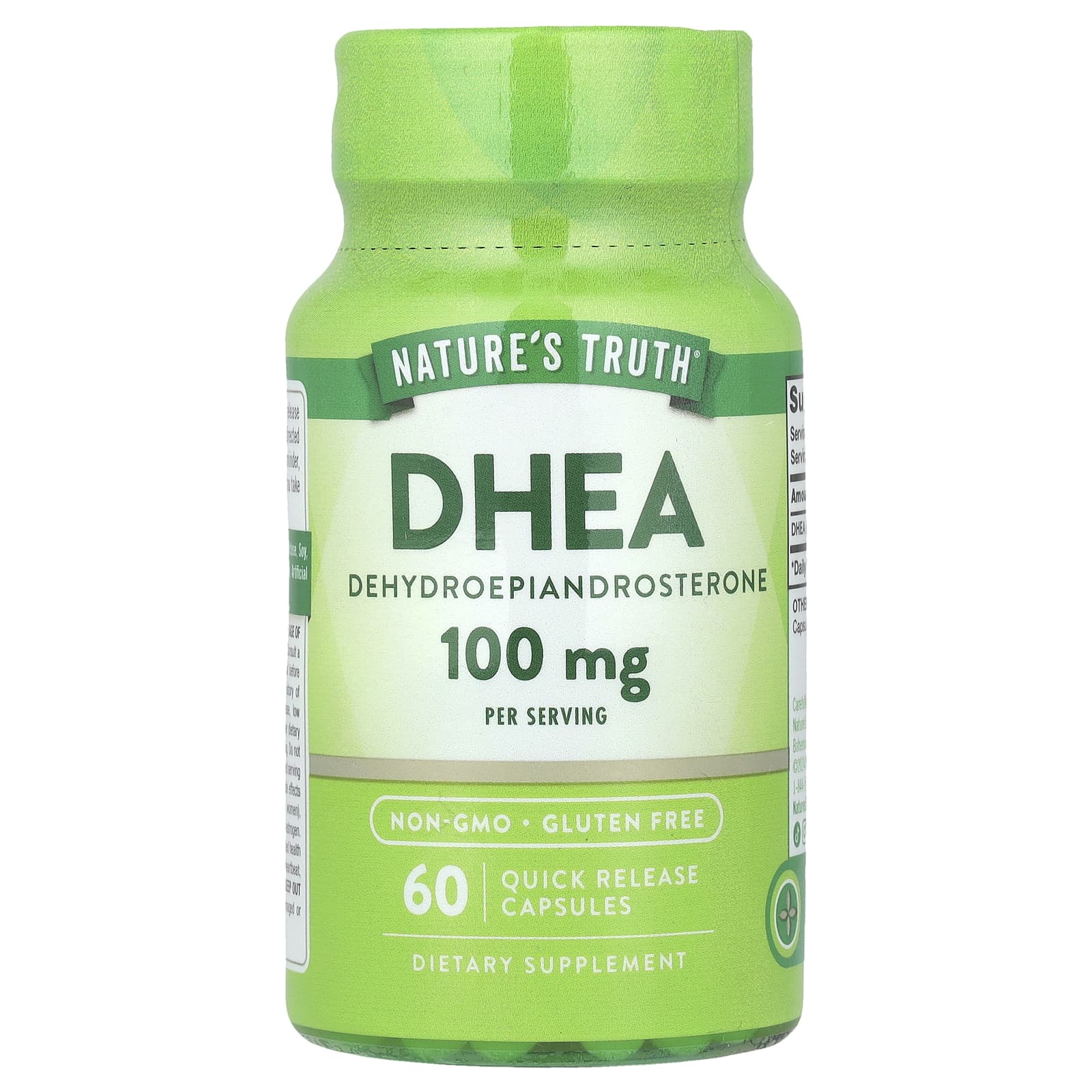 Nature's Truth, DHEA, 60 Quick Release Capsules (50 mg per Capsule) - Image 1
