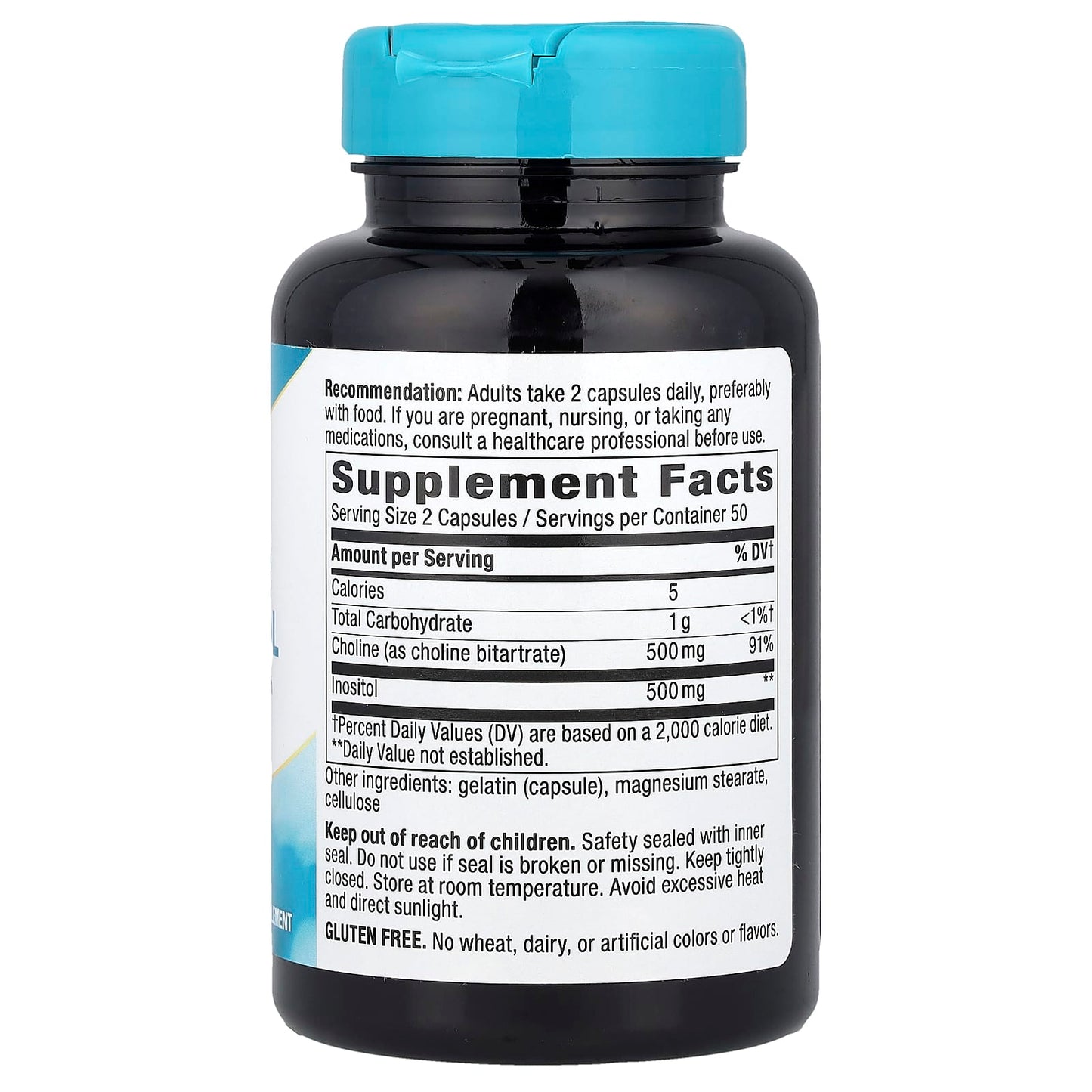 Nature's Way, Choline & Inositol, 100 Capsules - Image 2