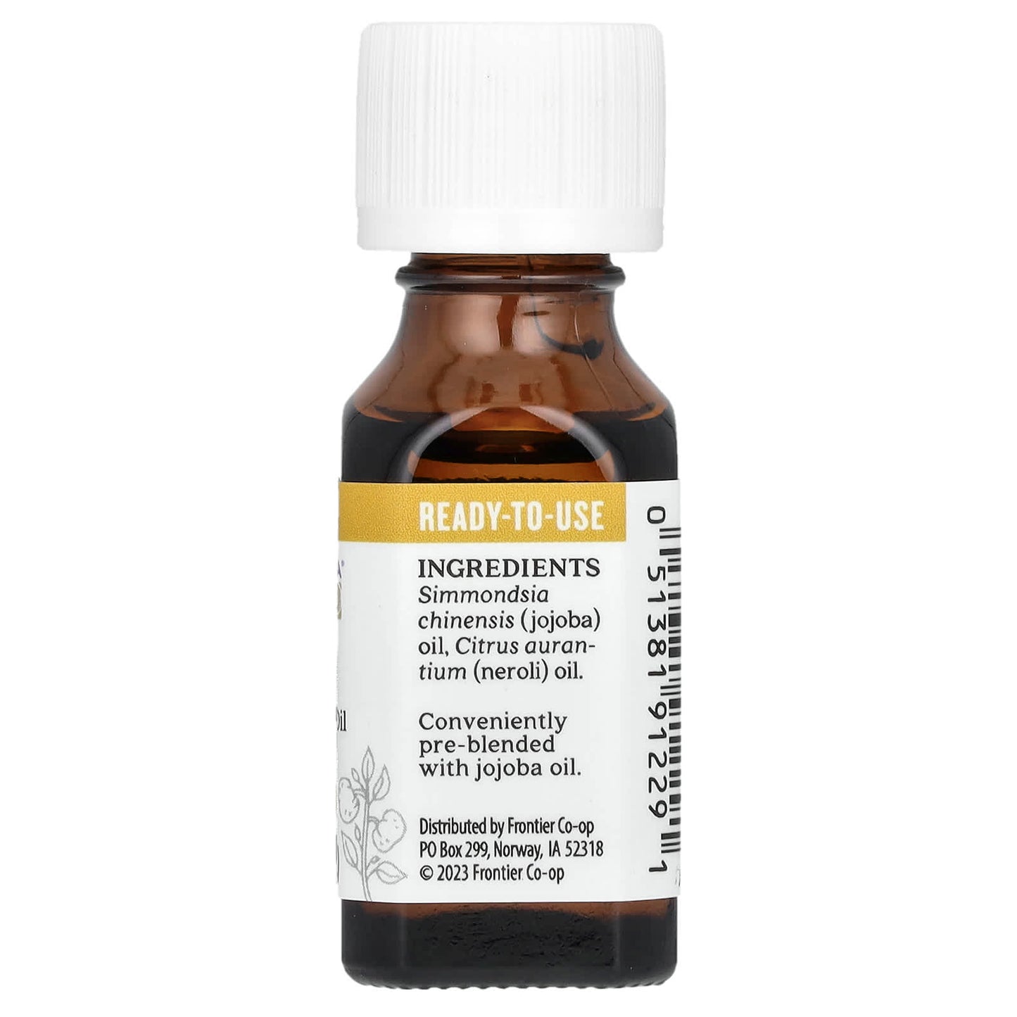 Neroli Pure Essential Oil in Jojoba Oil - Aura Cacia, Calming & Relaxing - Image 2