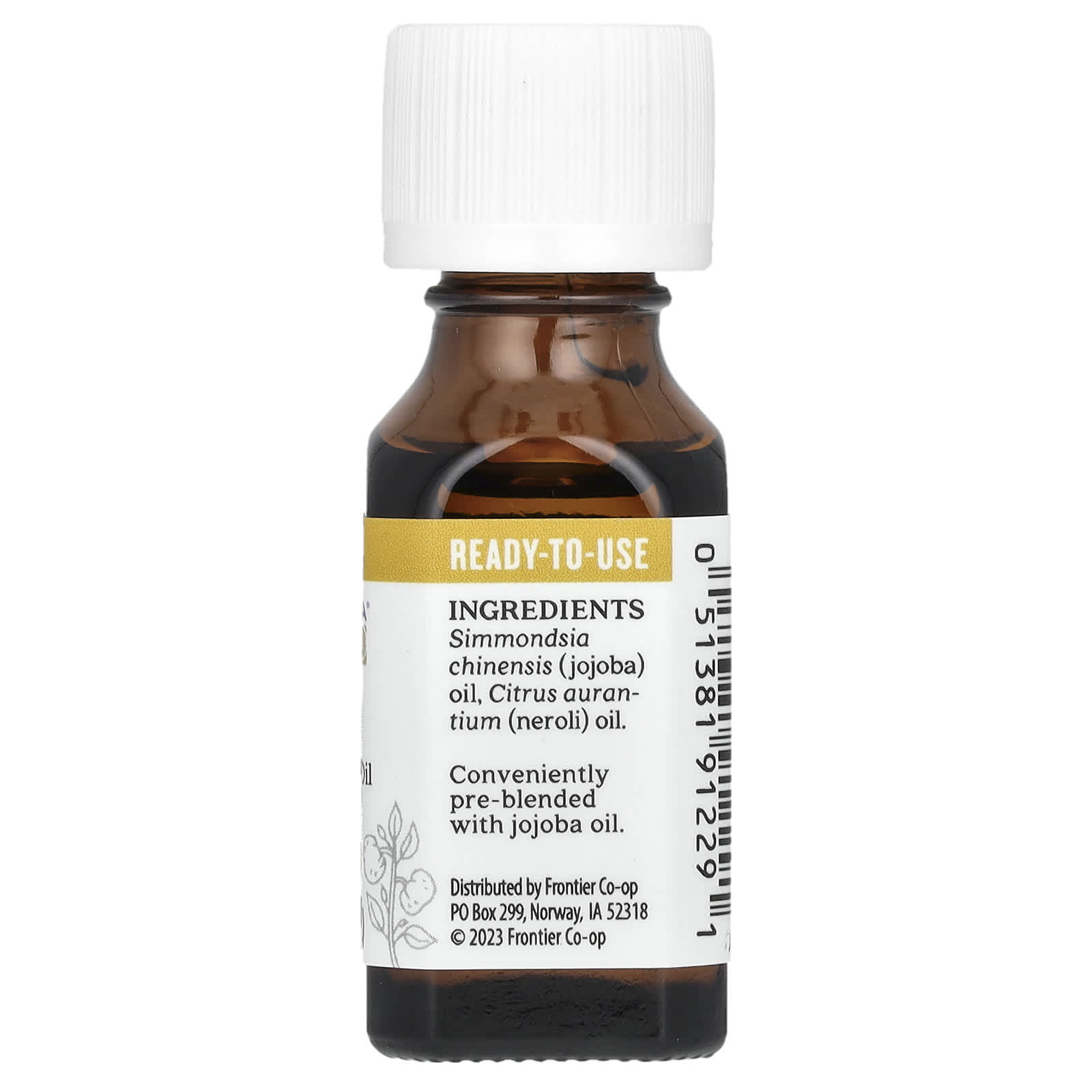 Neroli Pure Essential Oil in Jojoba Oil - Aura Cacia, Calming & Relaxing - Image 2