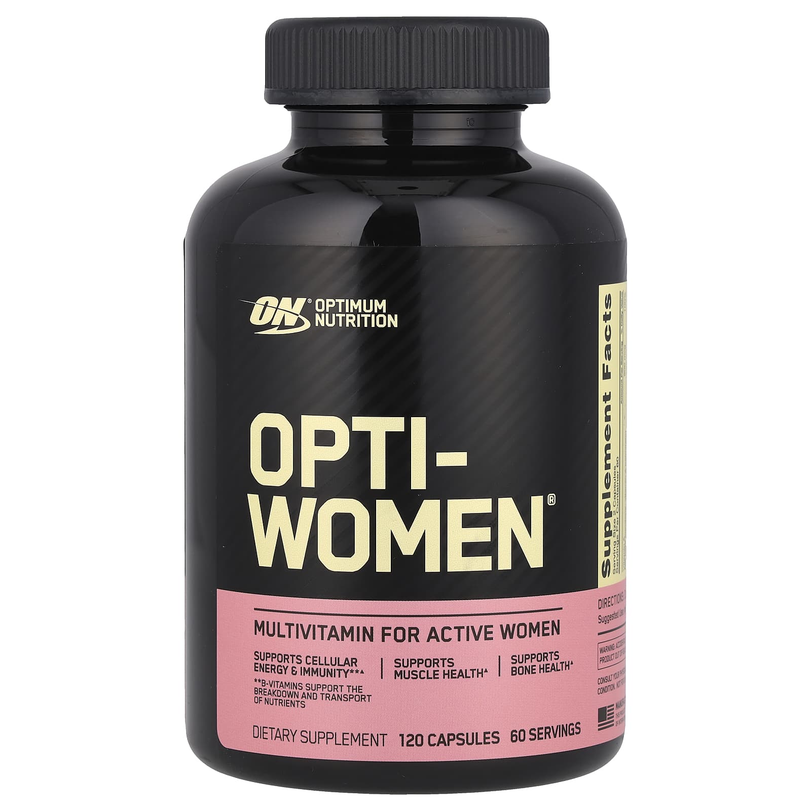 Optimum Nutrition, Opti-Women®, Multivitamin for Active Women, 120 Capsules - Image 1
