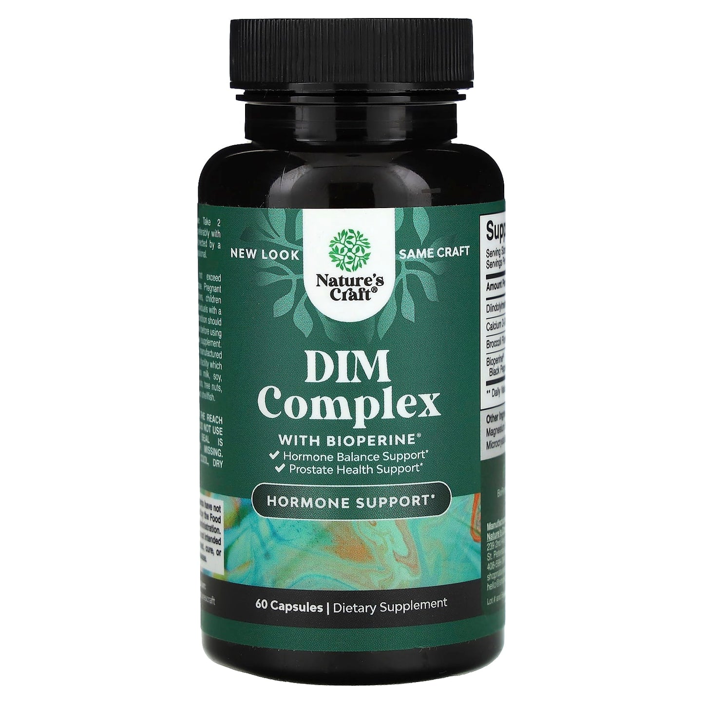 Nature's Craft, DIM Complex With BioPerine®, 60 Capsules - Image 1