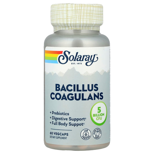 Solaray, Bacillus Coagulans, 60 VegCaps - Image 1