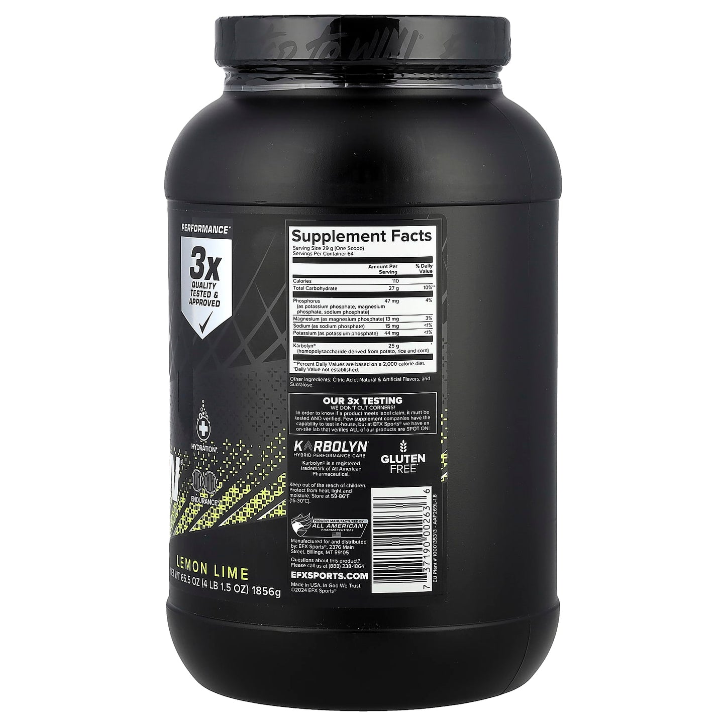 Karbolyn Hydrate by EFX Sports - Long Lasting Fuel for Endurance - Image 2
