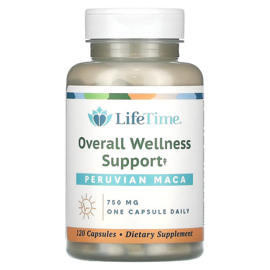 LifeTime Vitamins, Peruvian Maca, 750 mg, 120 Capsules - Image 1