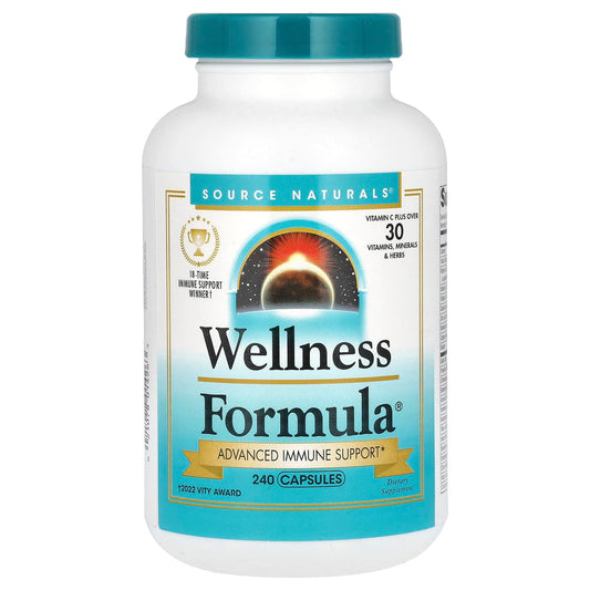 Source Naturals, Wellness Formula, Advanced Immune Support, 240 Capsules - Image 1