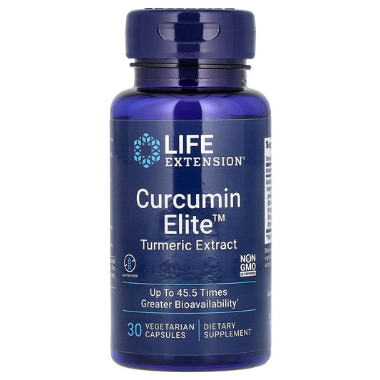 Life Extension, Curcumin Elite, Turmeric Extract, 30 Vegetarian Capsules
