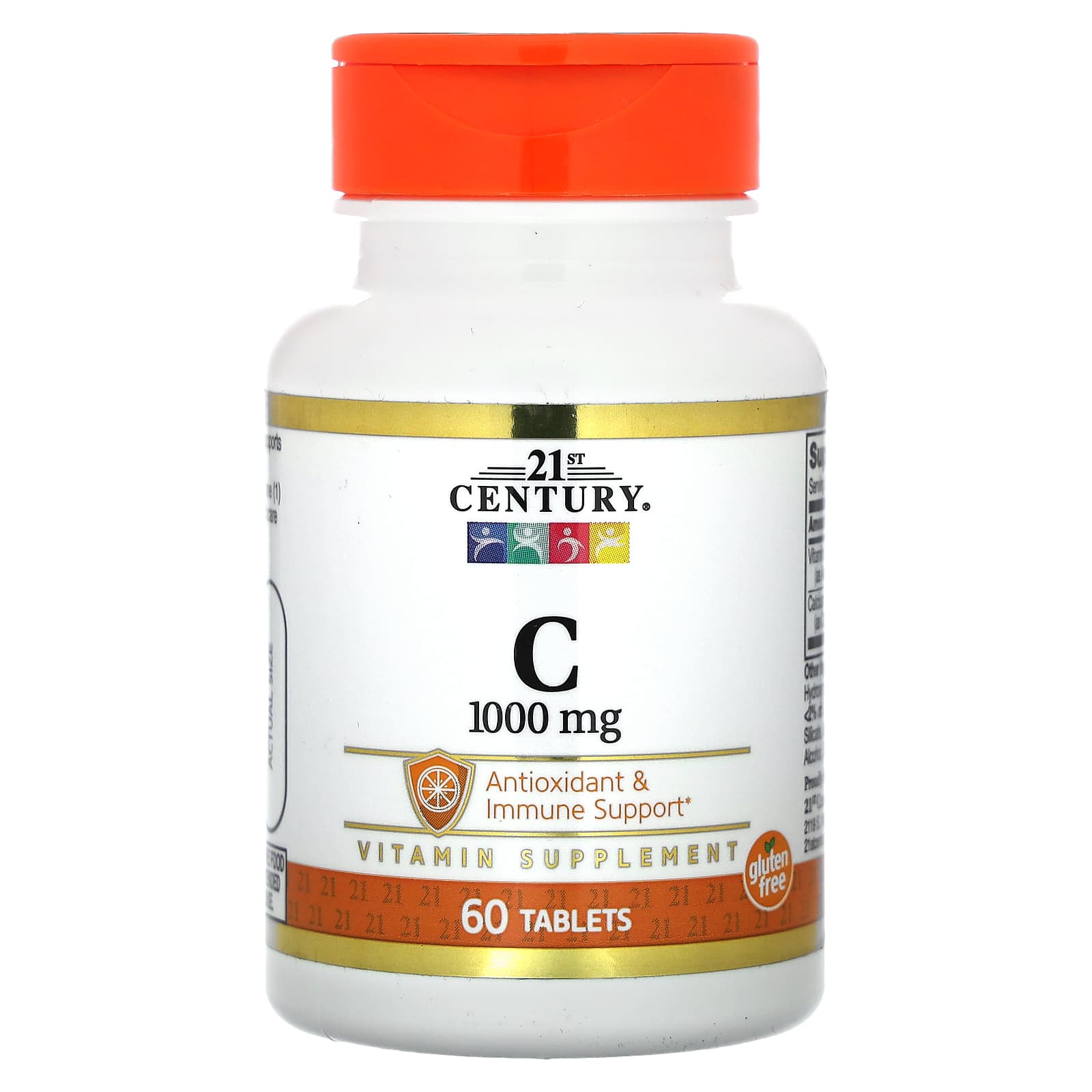 Boost Your Immune System with 21st Century Vitamin C 1000mg, 60 Tablets - Image 1