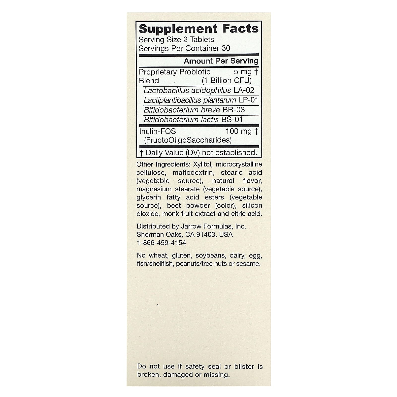 Jarrow Formulas Jarro-Dophilus Kids Daily Probiotic & Prebiotic for Immune Support - Image 2