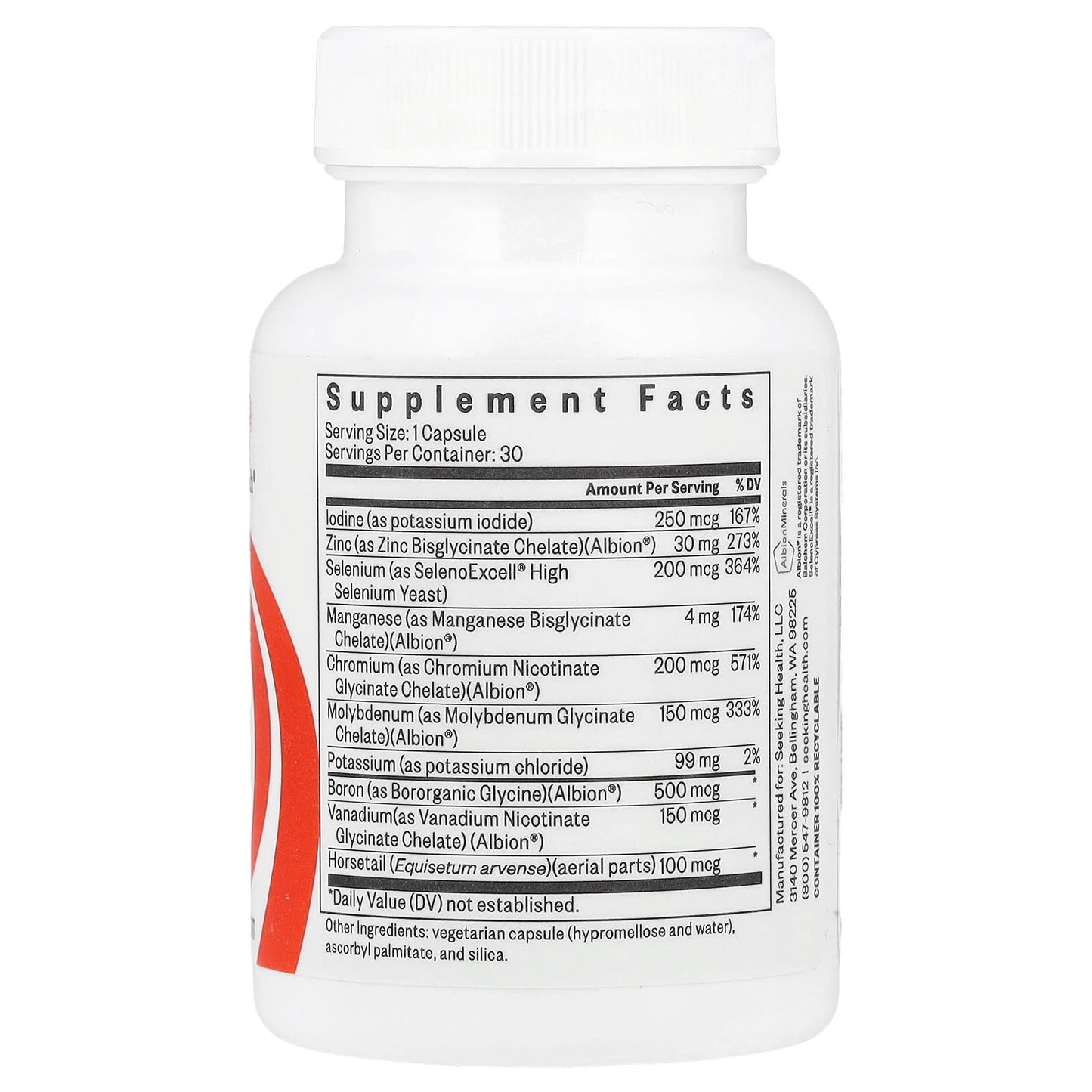 Seeking Health, Trace Minerals Complex II, 30 Capsules - Image 2