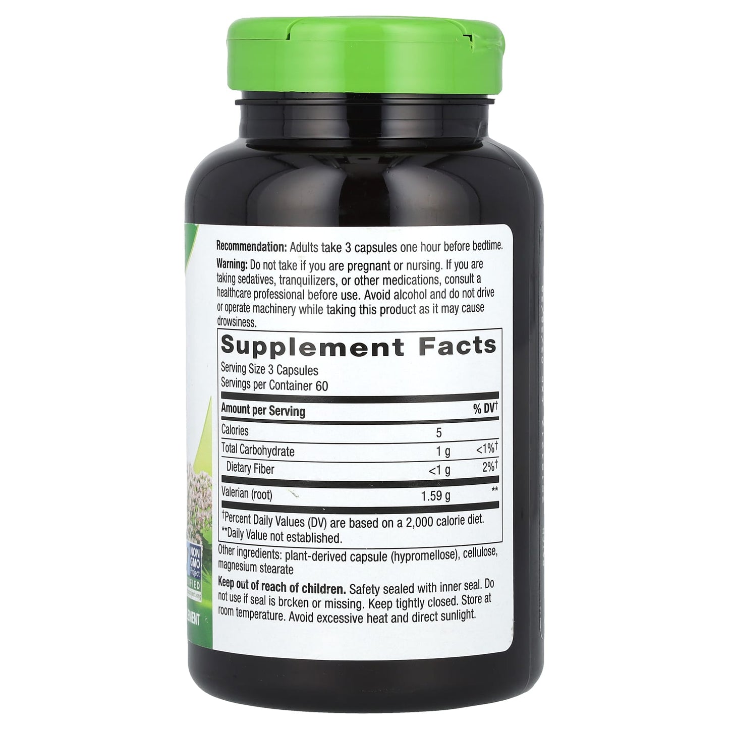 Nature's Way, Valerian Root, 1,590 mg, 180 Vegan Capsules (530 mg per Capsule) - Image 2