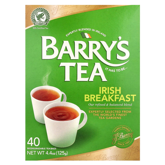 Irish Breakfast Tea, 40 Tea Bags, 100% Rainforest Alliance Certified - Image 1