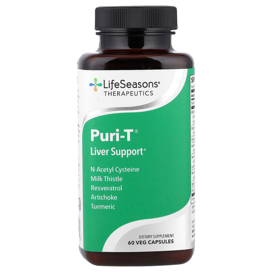 LifeSeasons, Puri-T®, Liver Support, 60 Veg Capsules - Image 1