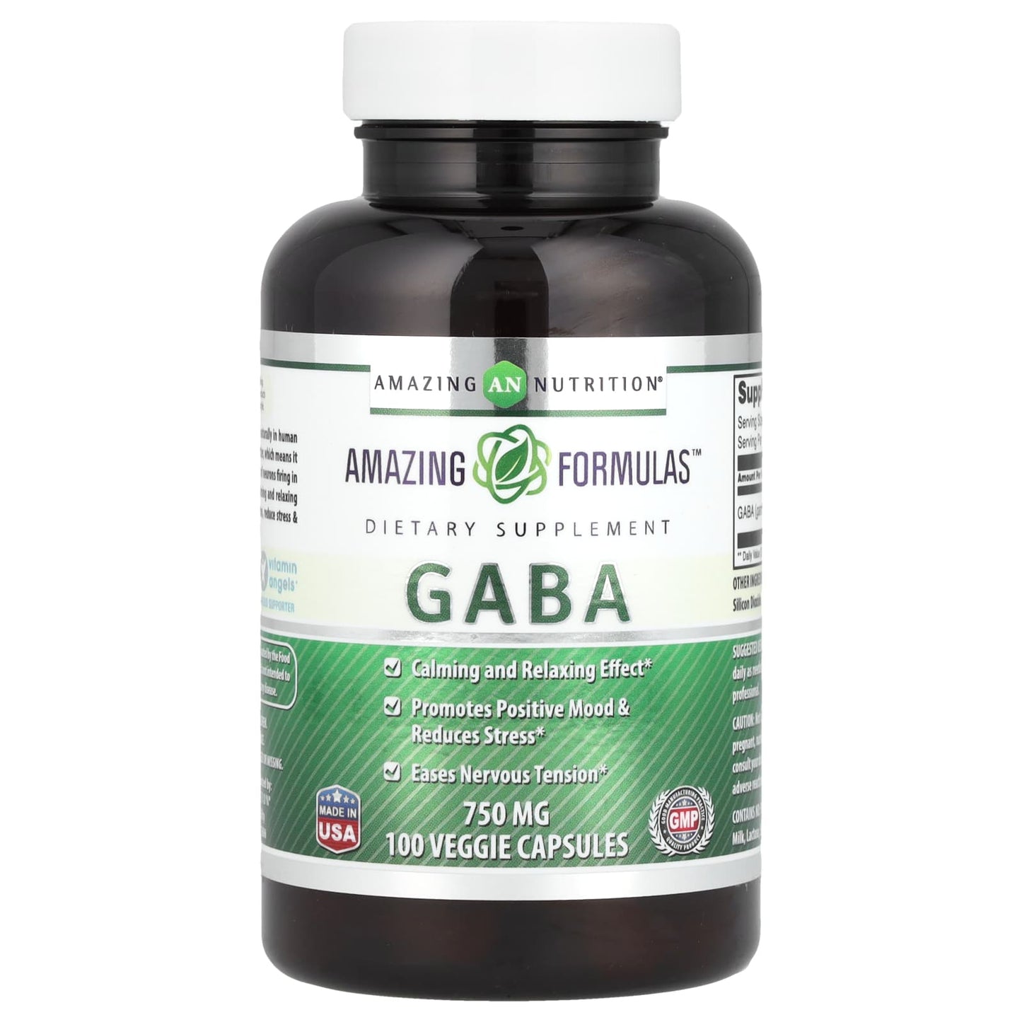 GABA Supplements 750mg for Calming & Relaxing Effect - Image 1
