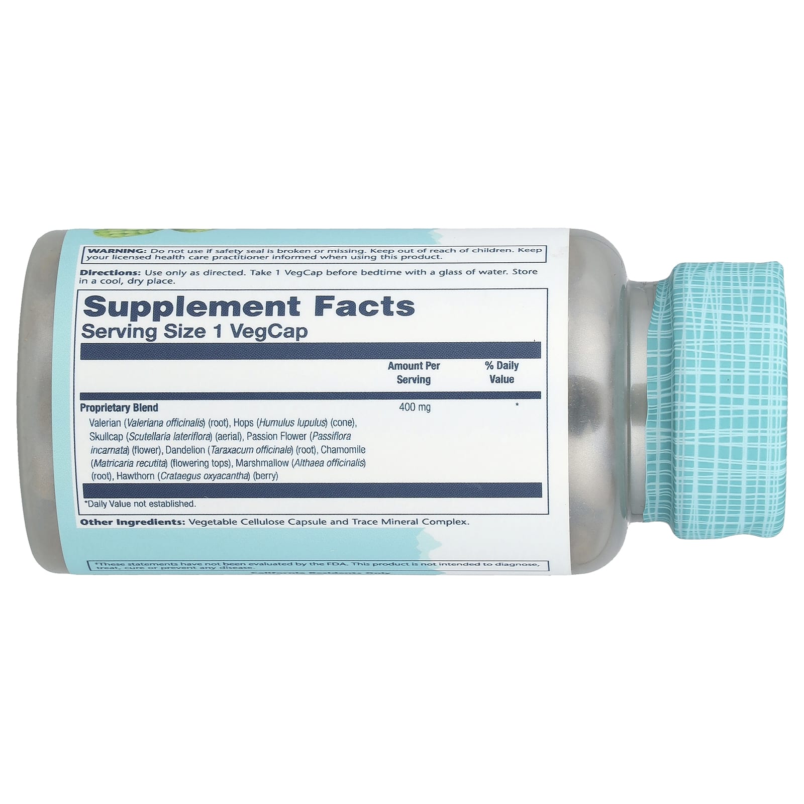 Solaray, Sleep™ Blend SP-17, 100 VegCaps - Image 2
