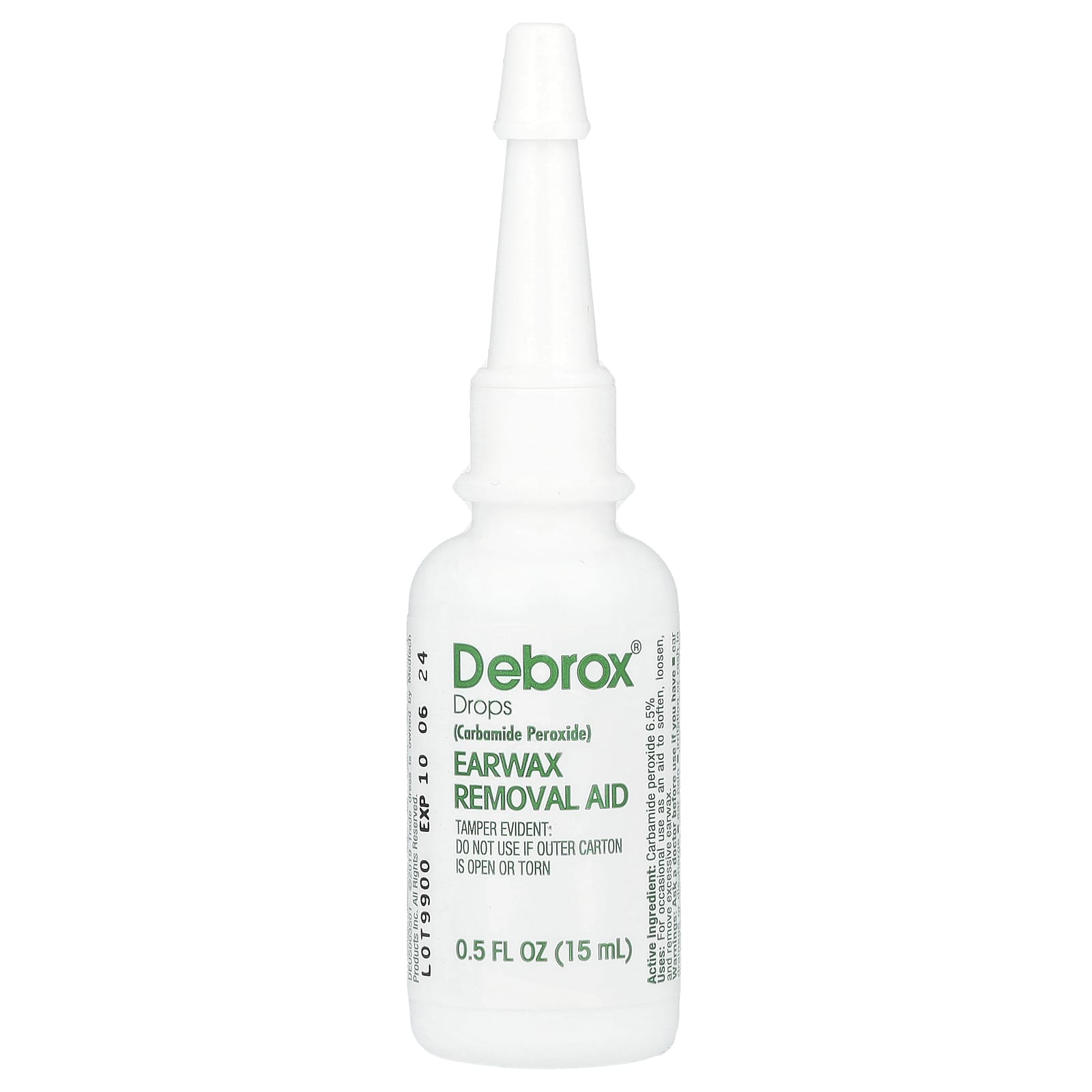 Debrox Earwax Removal Aid, 0.5 fl oz (15 ml) - Image 1