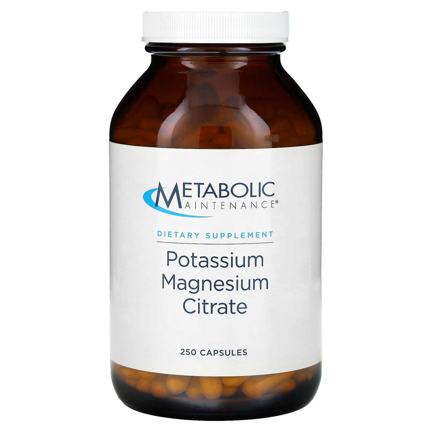 Metabolic Maintenance, Potassium Magnesium Citrate, 250 Capsules - Image 1