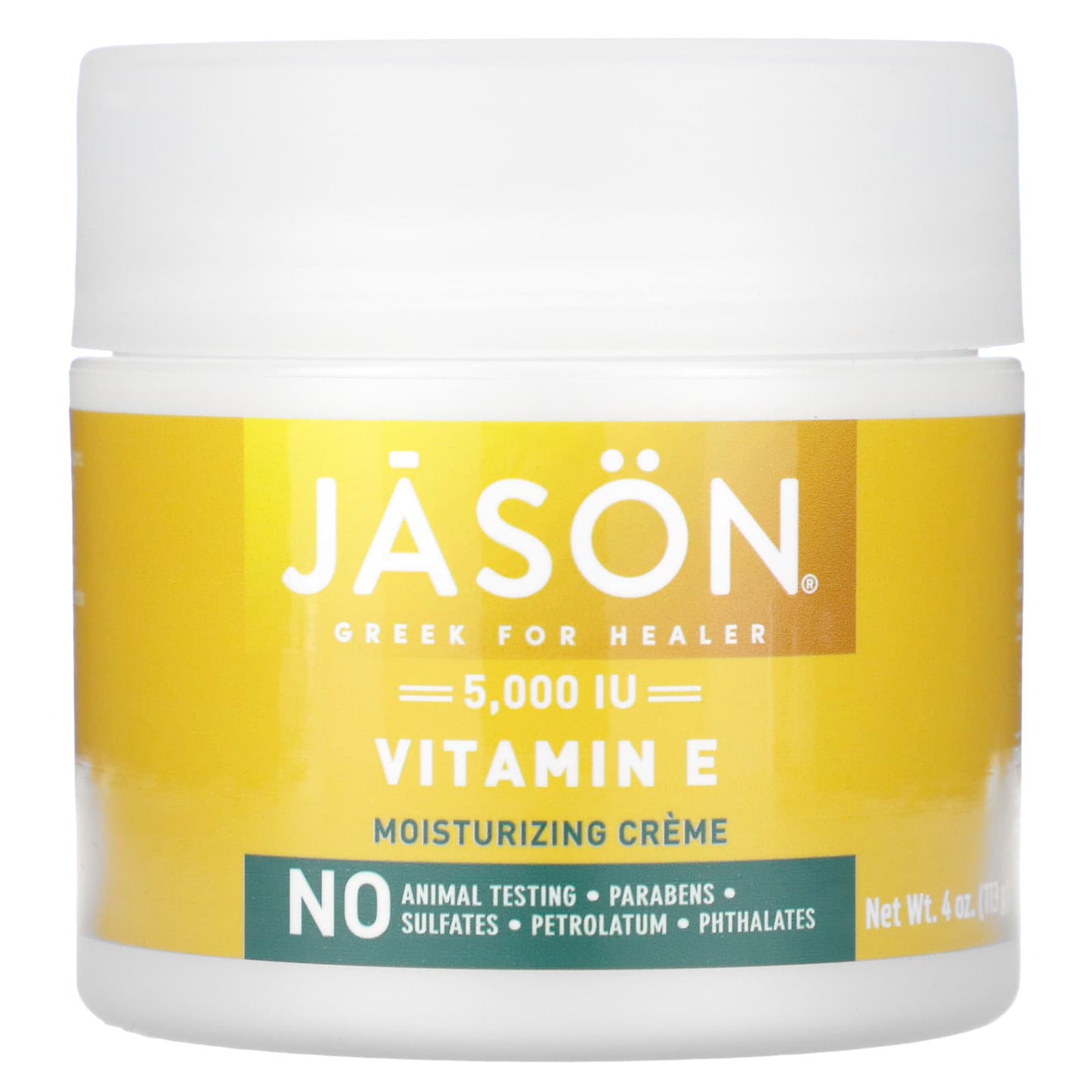Jason Natural Vitamin E Moisturizing Cream, Cruelty-Free & Vegan - Image 1