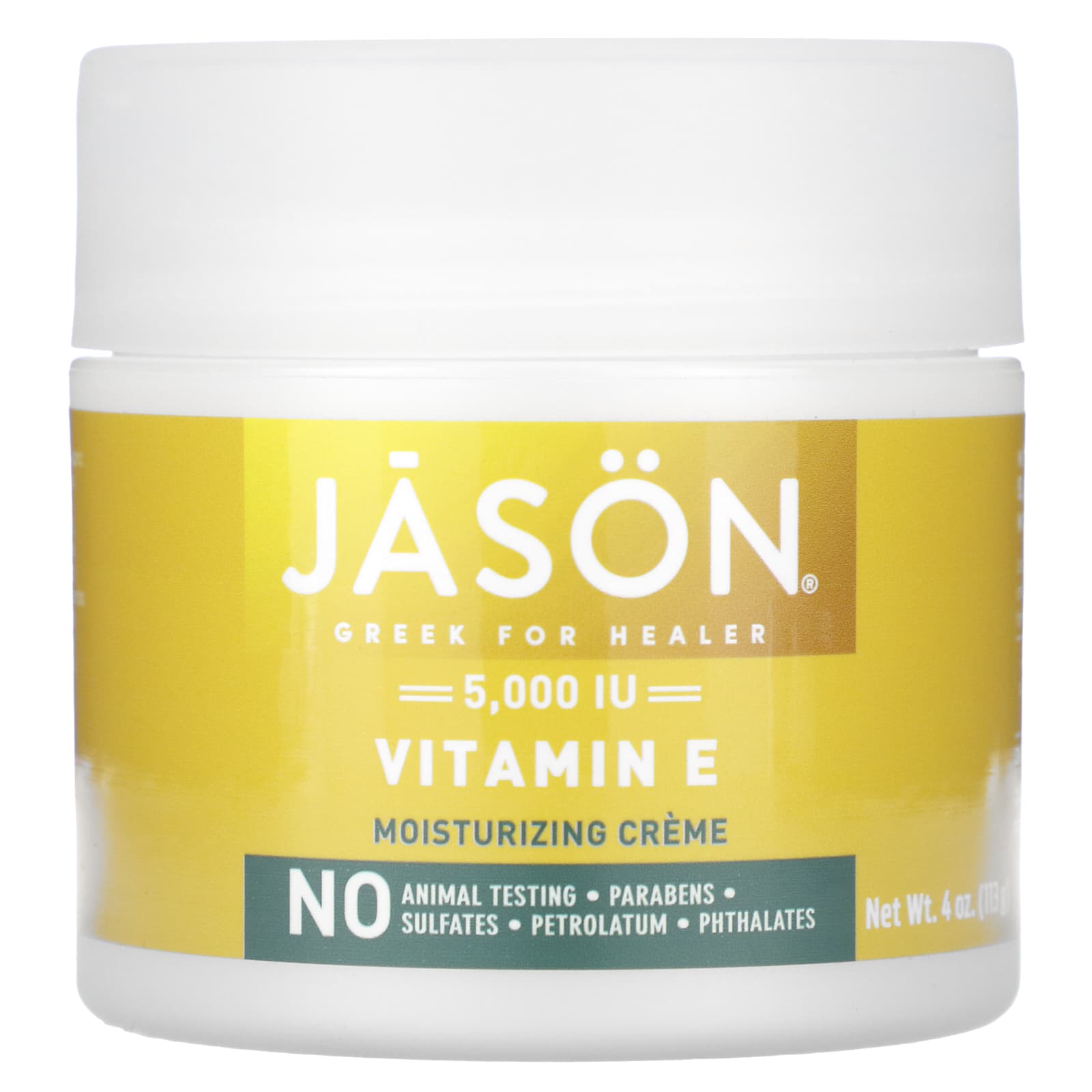 Jason Natural Vitamin E Moisturizing Cream, Cruelty-Free & Vegan - Image 1