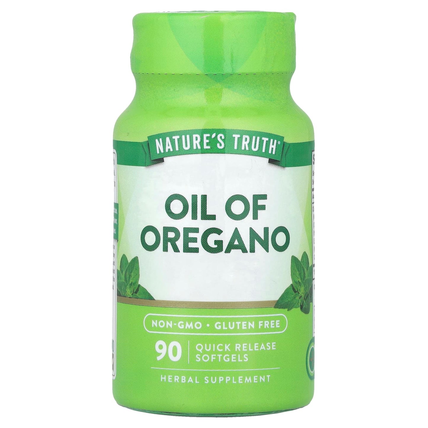 Nature's Truth, Oil Of Oregano, 90 Quick Release Softgels (1,500 mg per Softgel) - Image 1