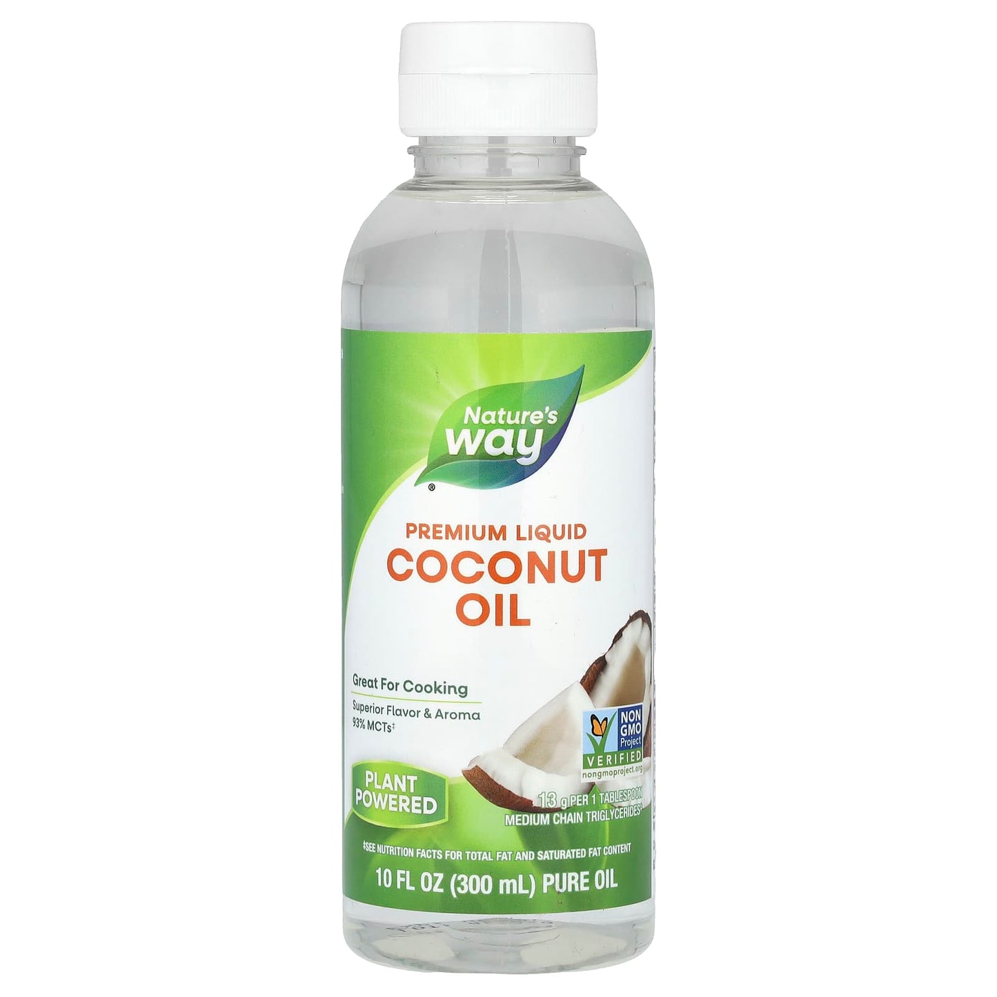 Nature's Way, Premium Liquid Coconut Oil, 10 fl oz (300 ml) - Image 1