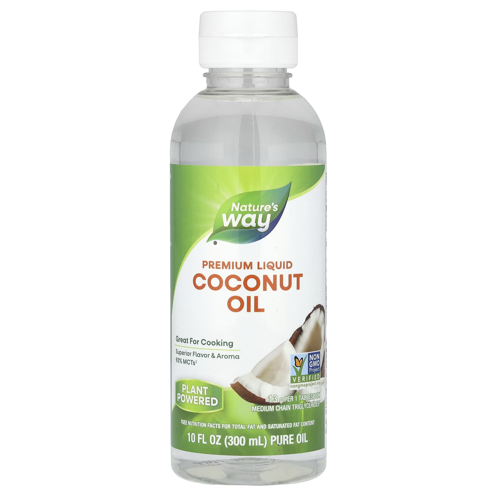 Nature's Way, Premium Liquid Coconut Oil, 10 fl oz (300 ml) - Image 1