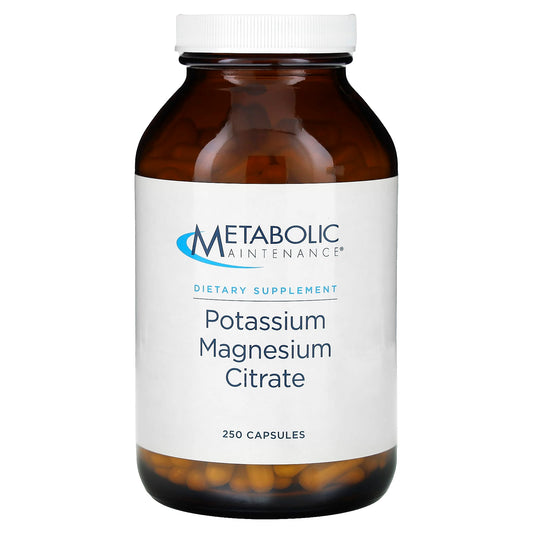 Metabolic Maintenance, Potassium Magnesium Citrate, 250 Capsules - Image 1