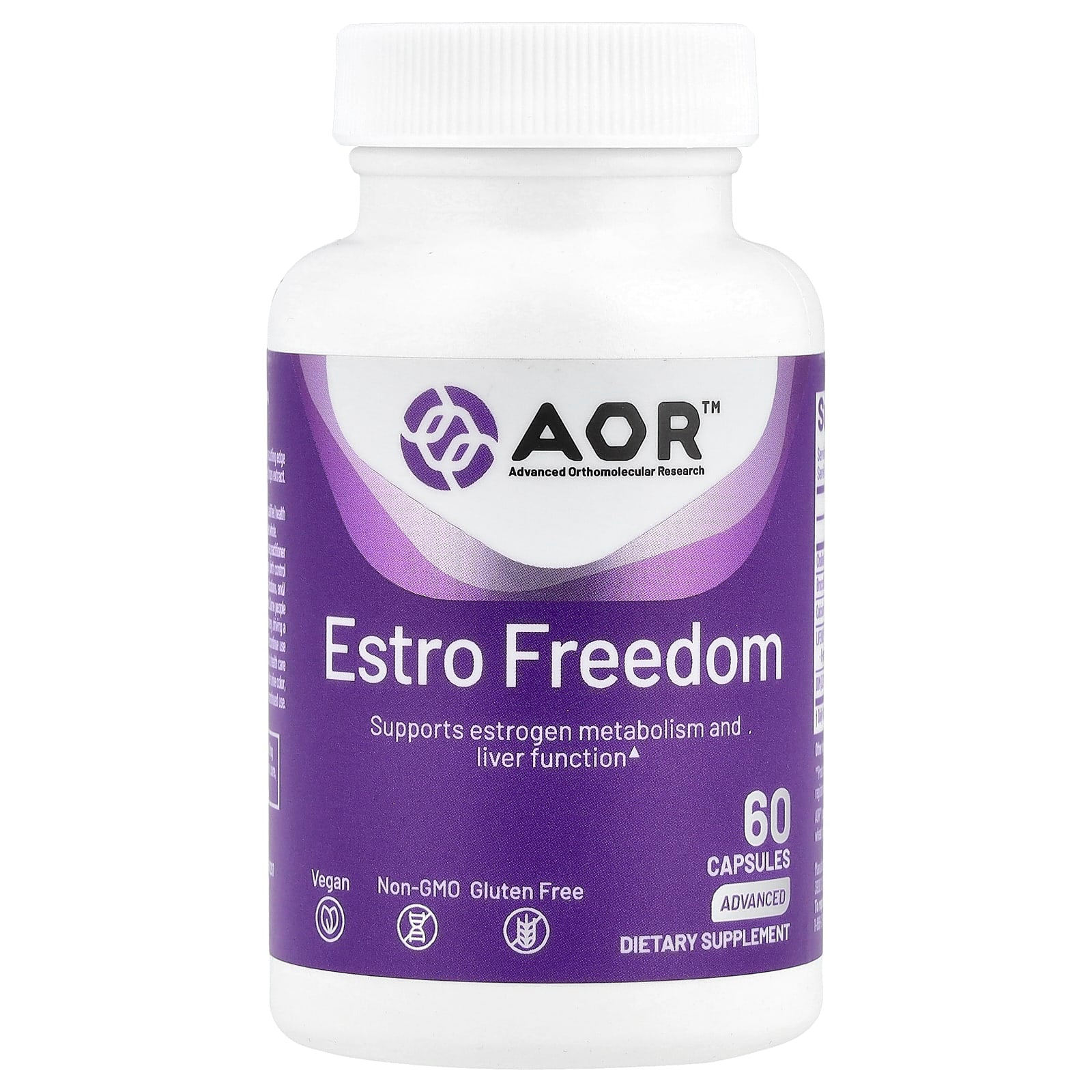AOR Estro Freedom, 60 Capsules for Healthy Estrogen Balance - Image 1
