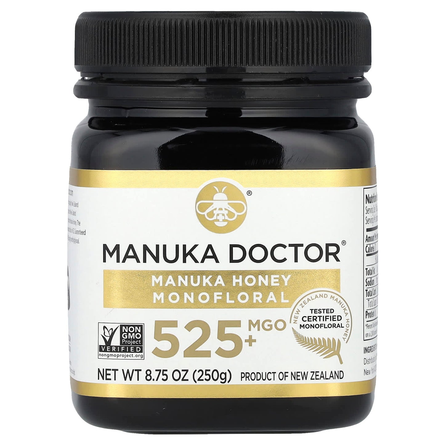 Manuka Doctor, Manuka Honey Monofloral , MGO 525+, 8.75 oz (250 g) - Image 1