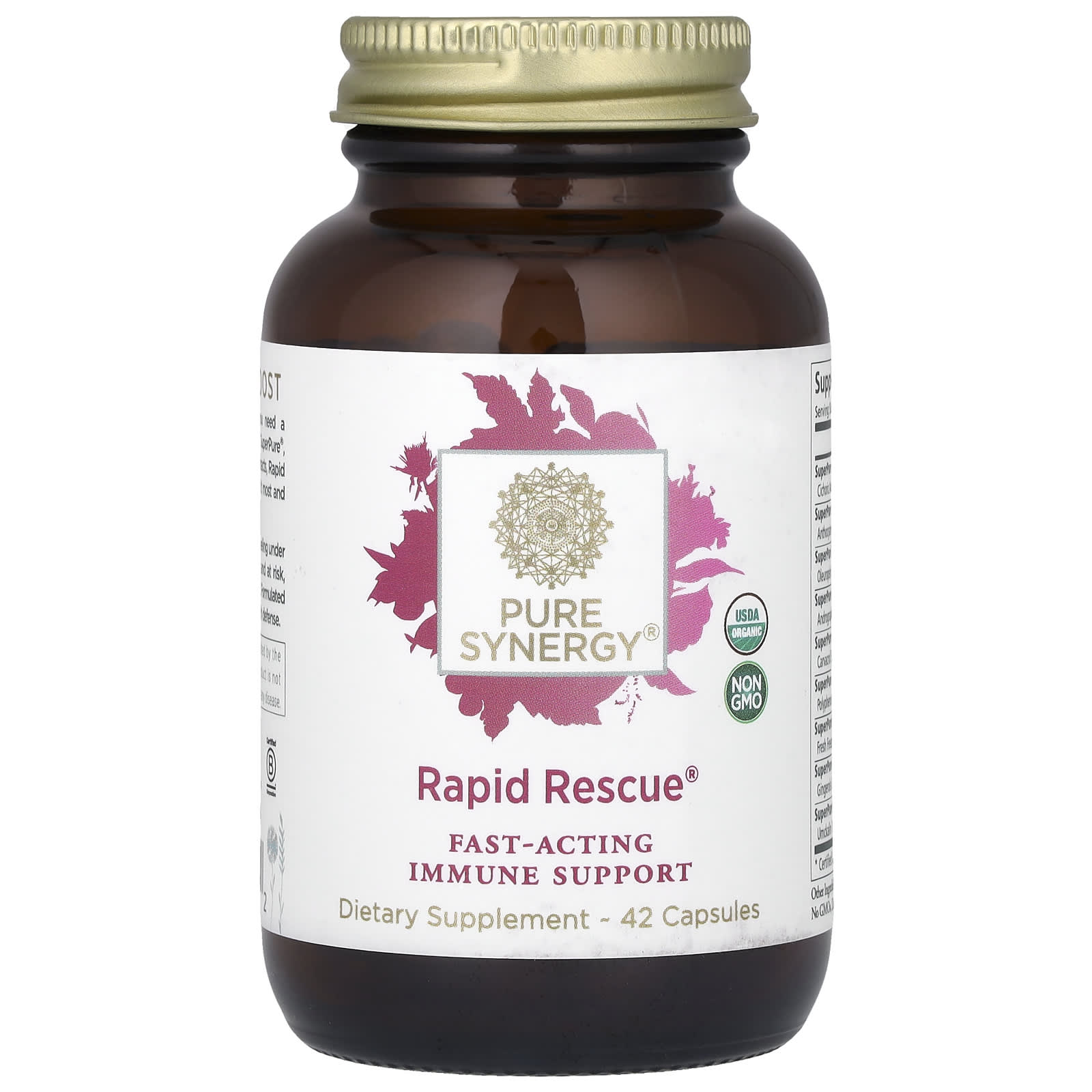 Pure Synergy, Rapid Rescue, 42 Capsules - Image 1